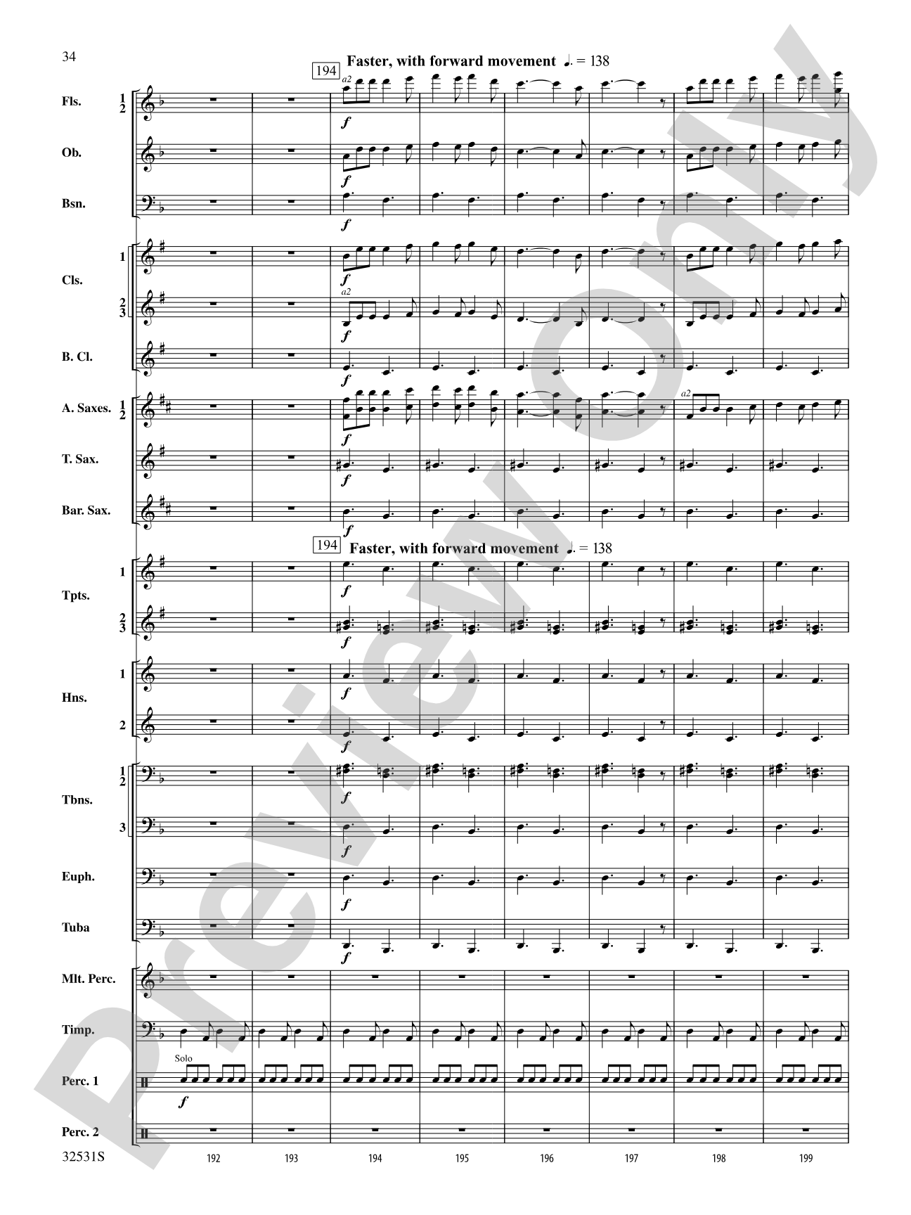 American Salute: Concert Band Conductor Score & Parts