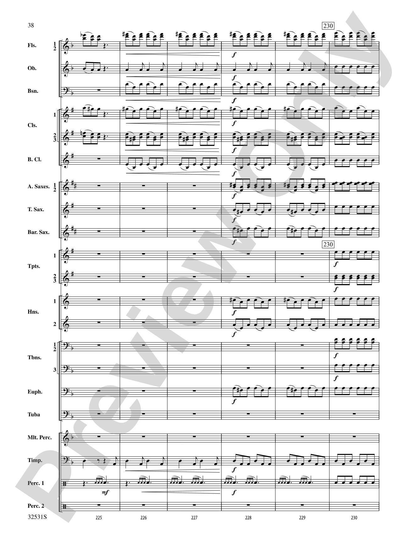 American Salute: Concert Band Conductor Score & Parts