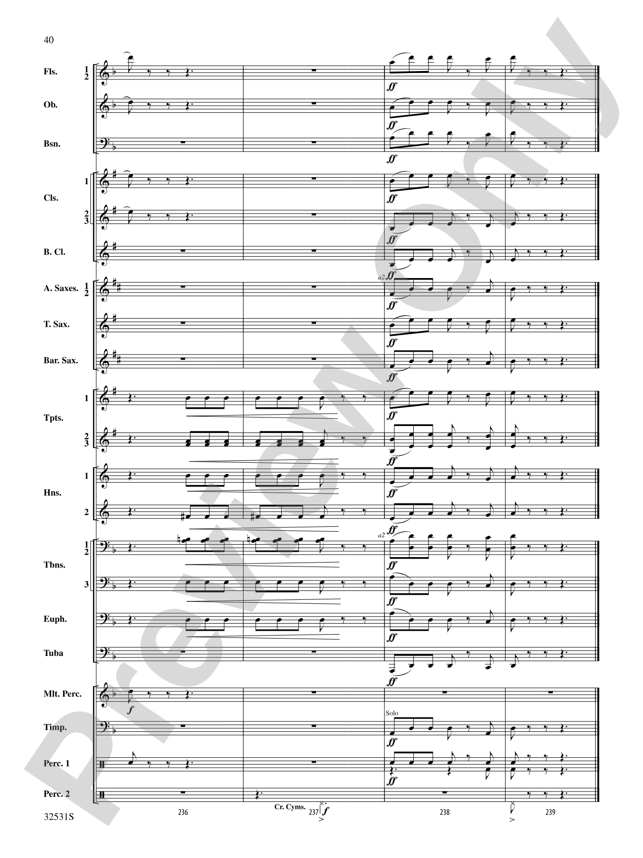 American Salute: Concert Band Conductor Score & Parts