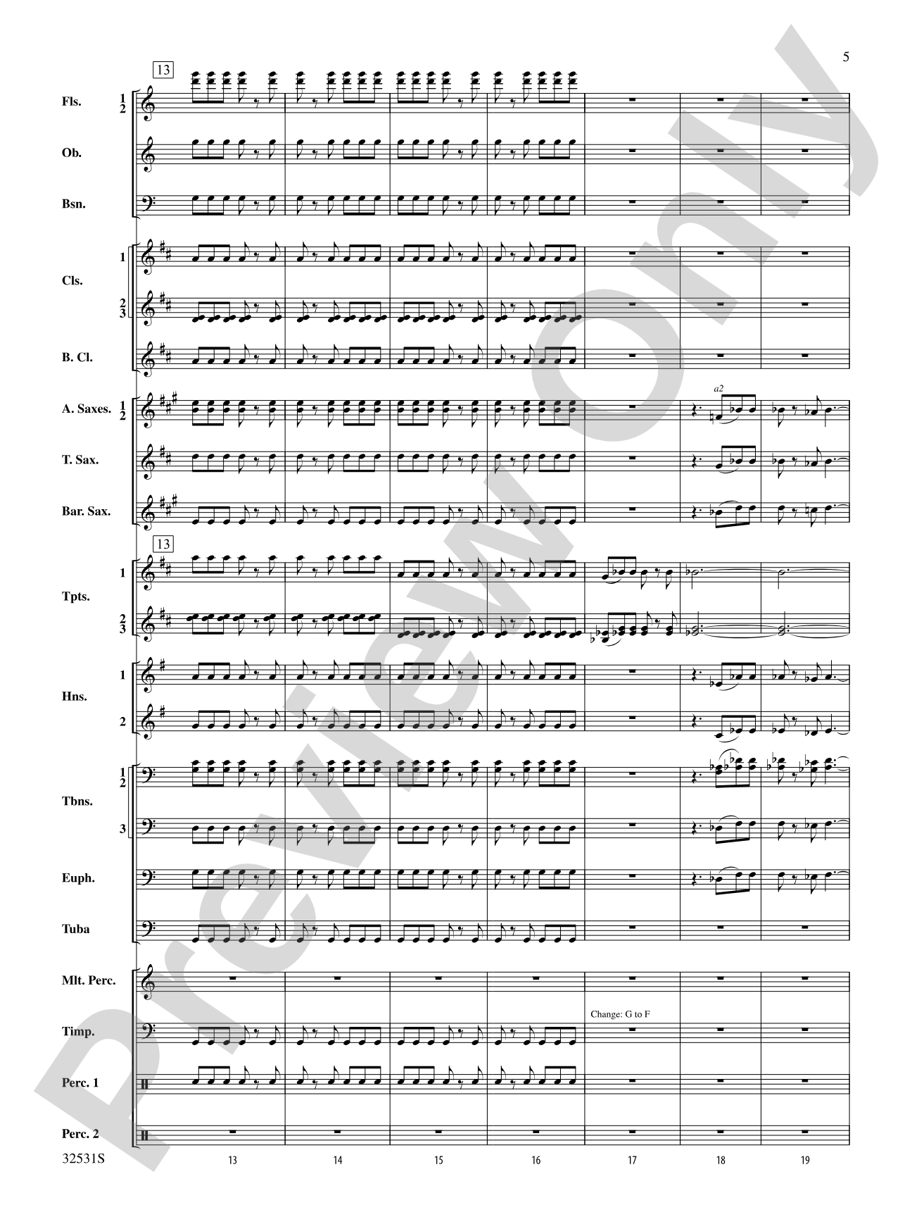 American Salute: Concert Band Conductor Score & Parts