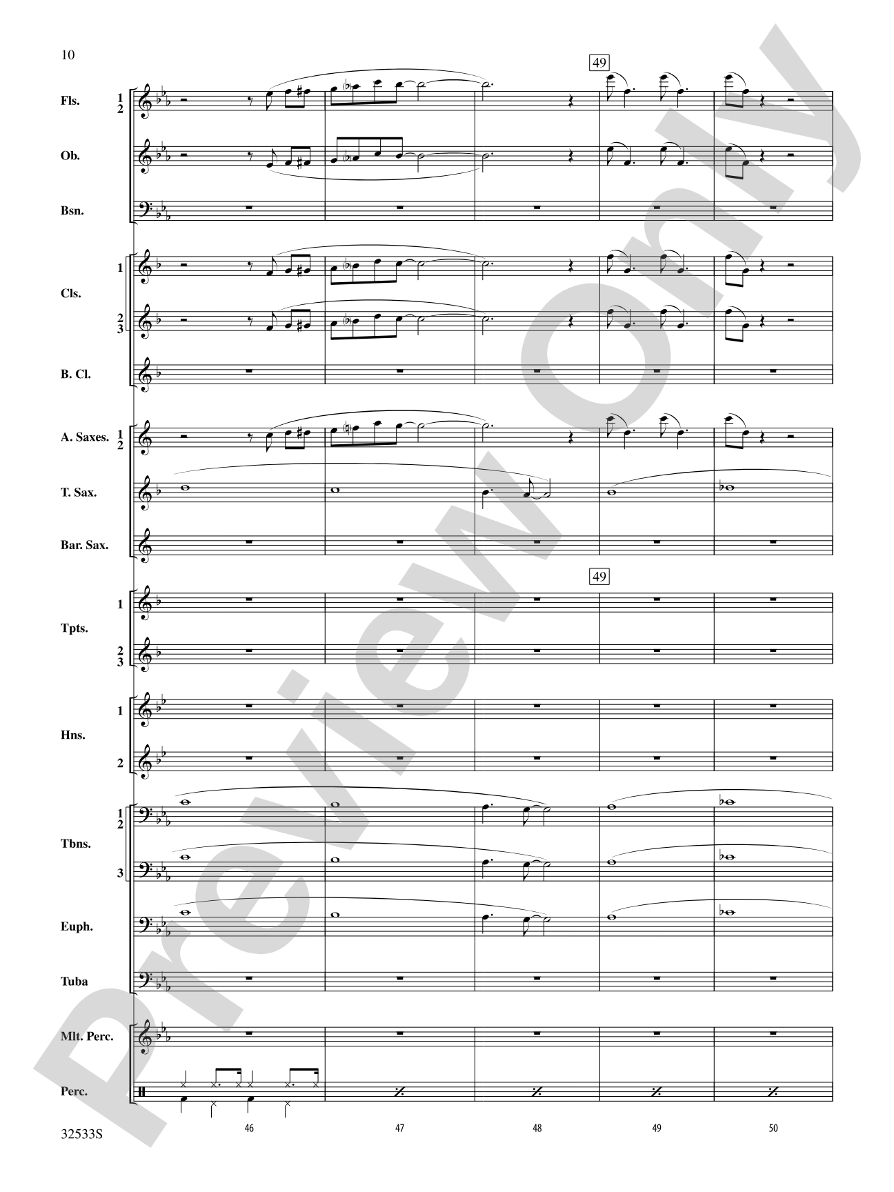 Cute: Concert Band Conductor Score & Parts