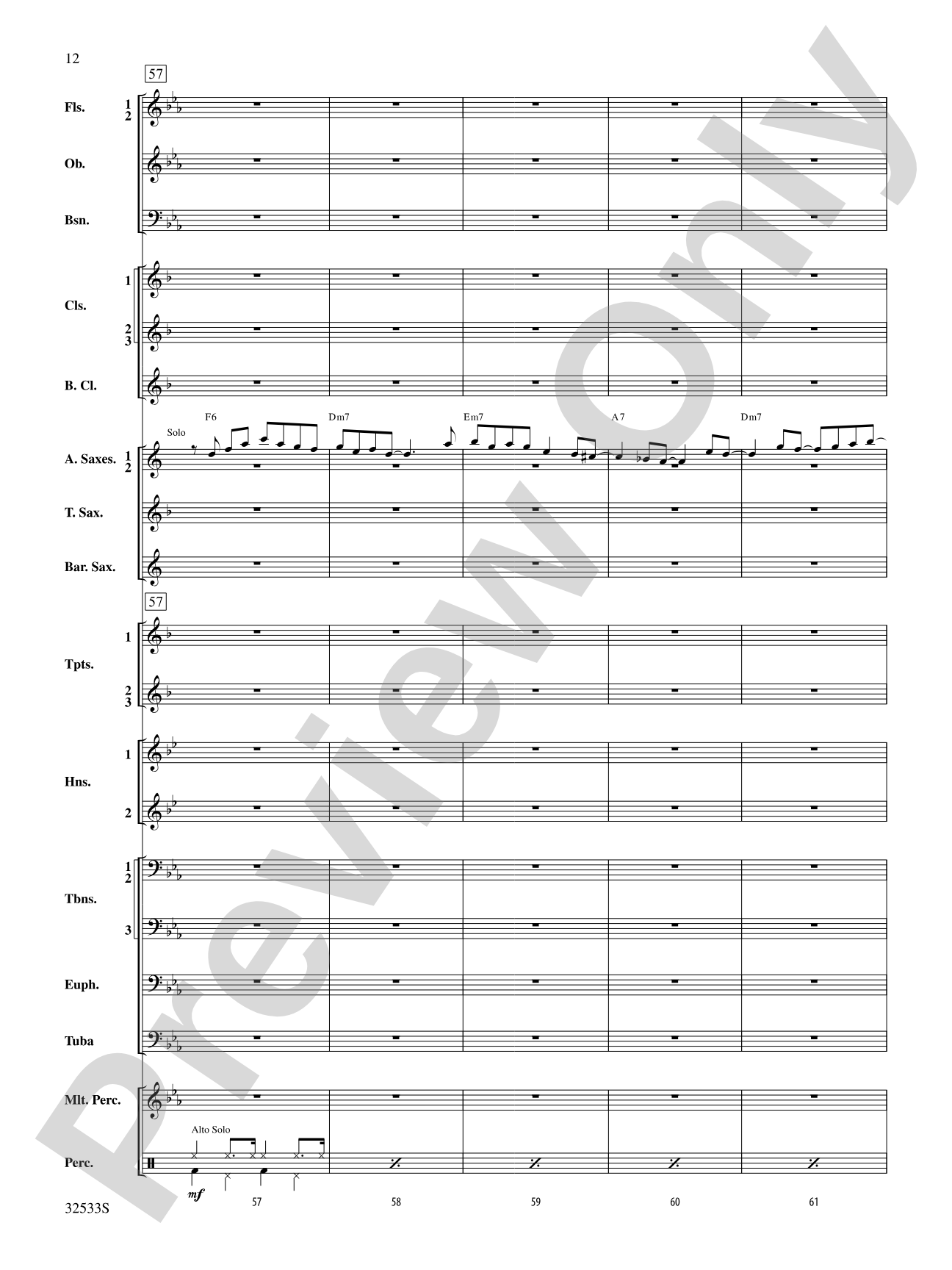 Cute: Concert Band Conductor Score & Parts