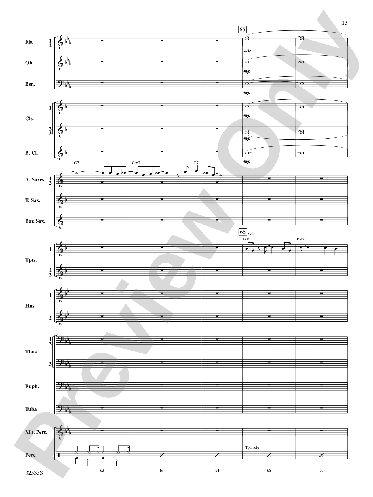 Cute: Concert Band Conductor Score & Parts