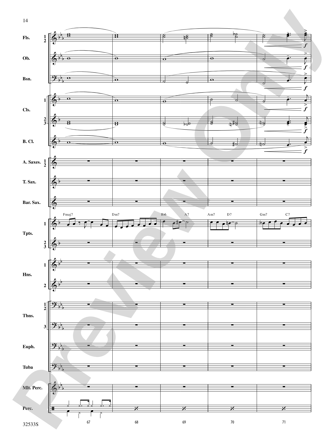 Cute: Concert Band Conductor Score & Parts