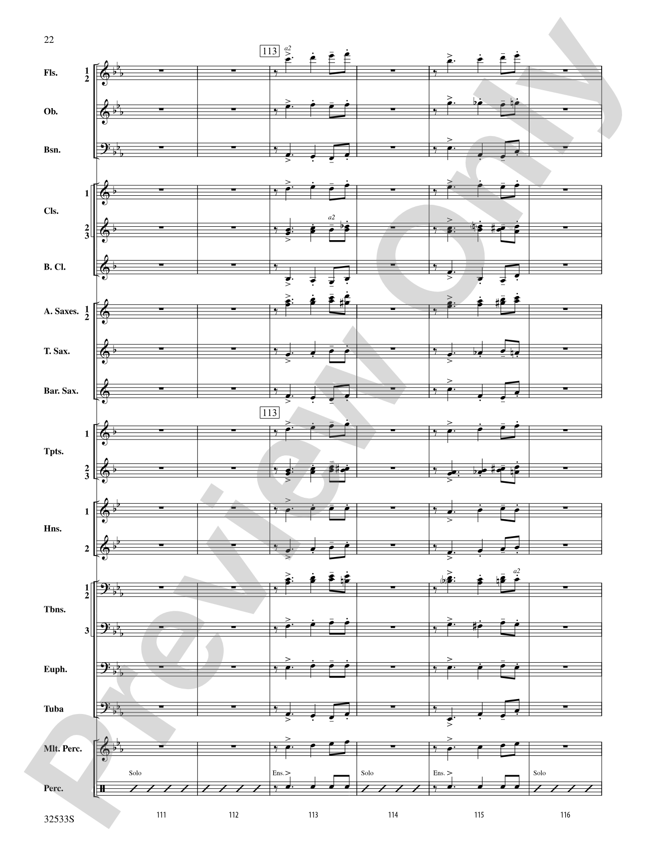Cute: Concert Band Conductor Score & Parts