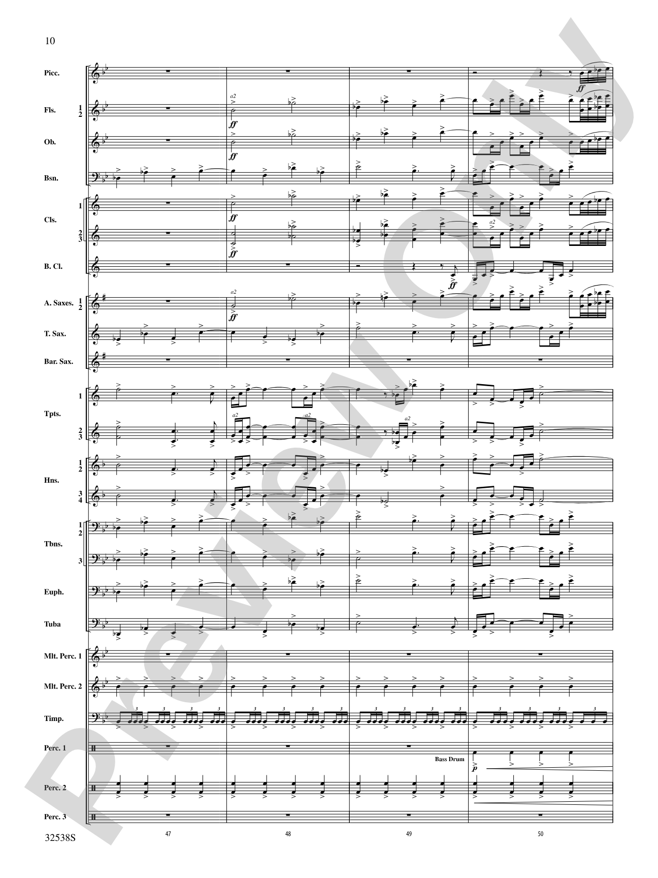 Ghost Dances: Concert Band Conductor Score & Parts