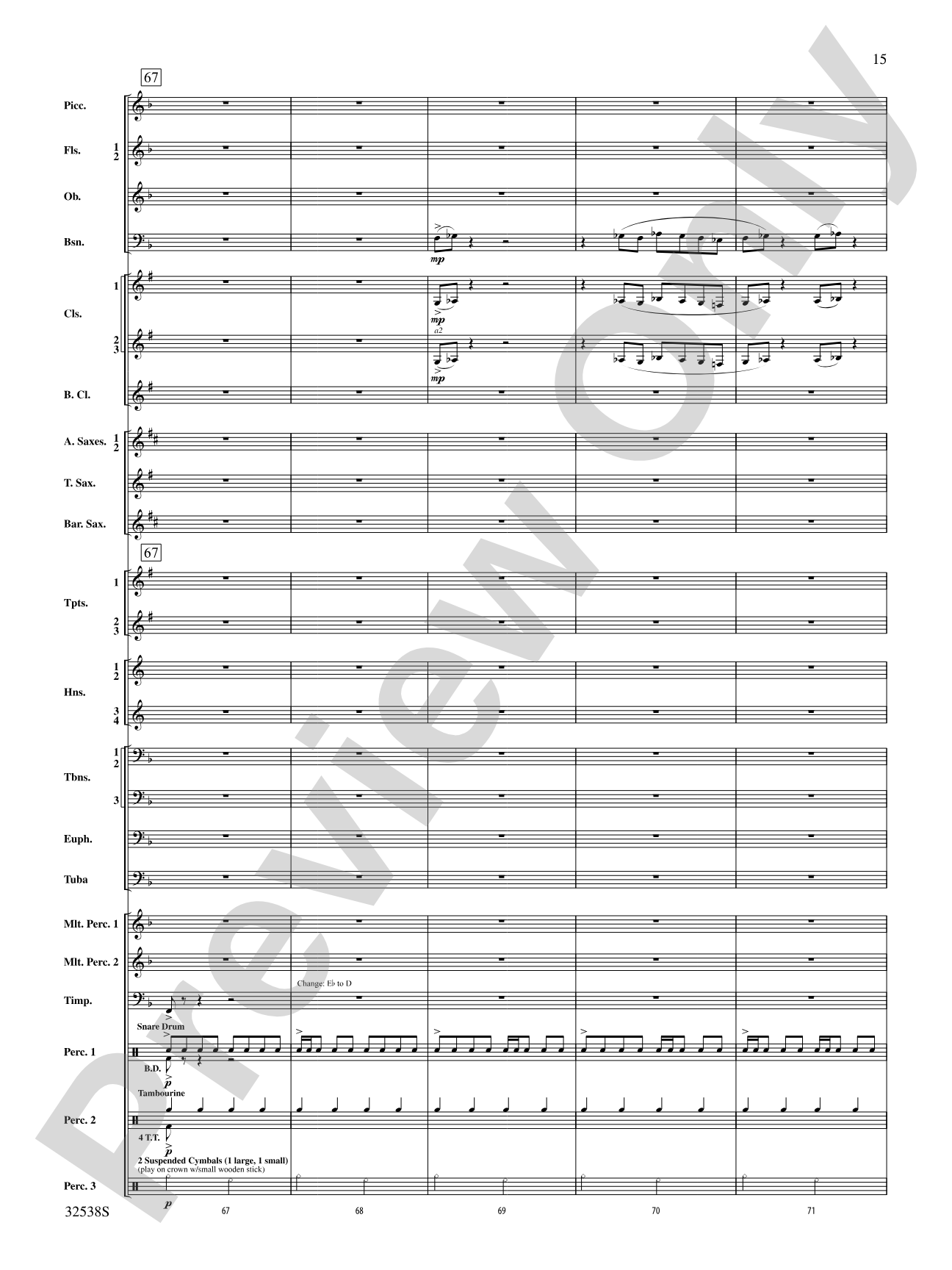 Ghost Dances: Concert Band Conductor Score & Parts