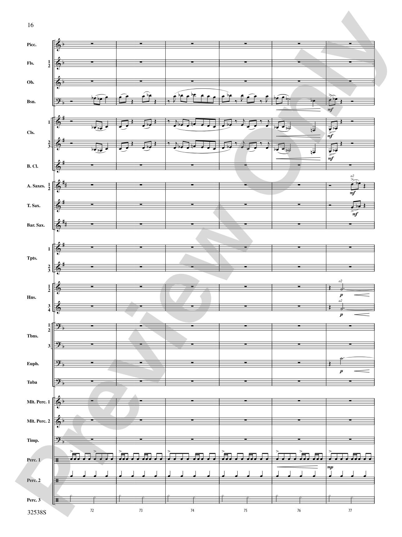 Ghost Dances: Concert Band Conductor Score & Parts