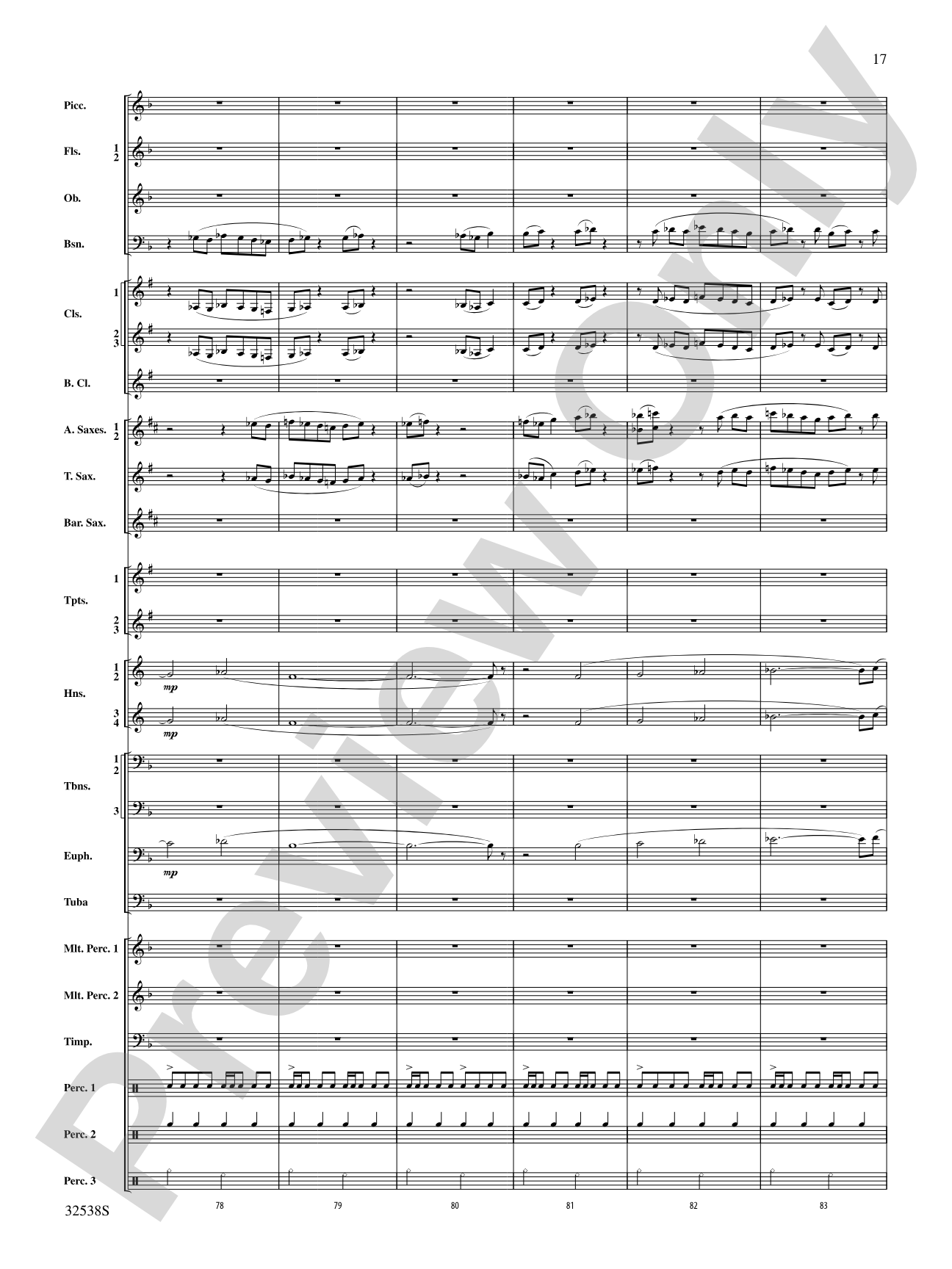 Ghost Dances: Concert Band Conductor Score & Parts