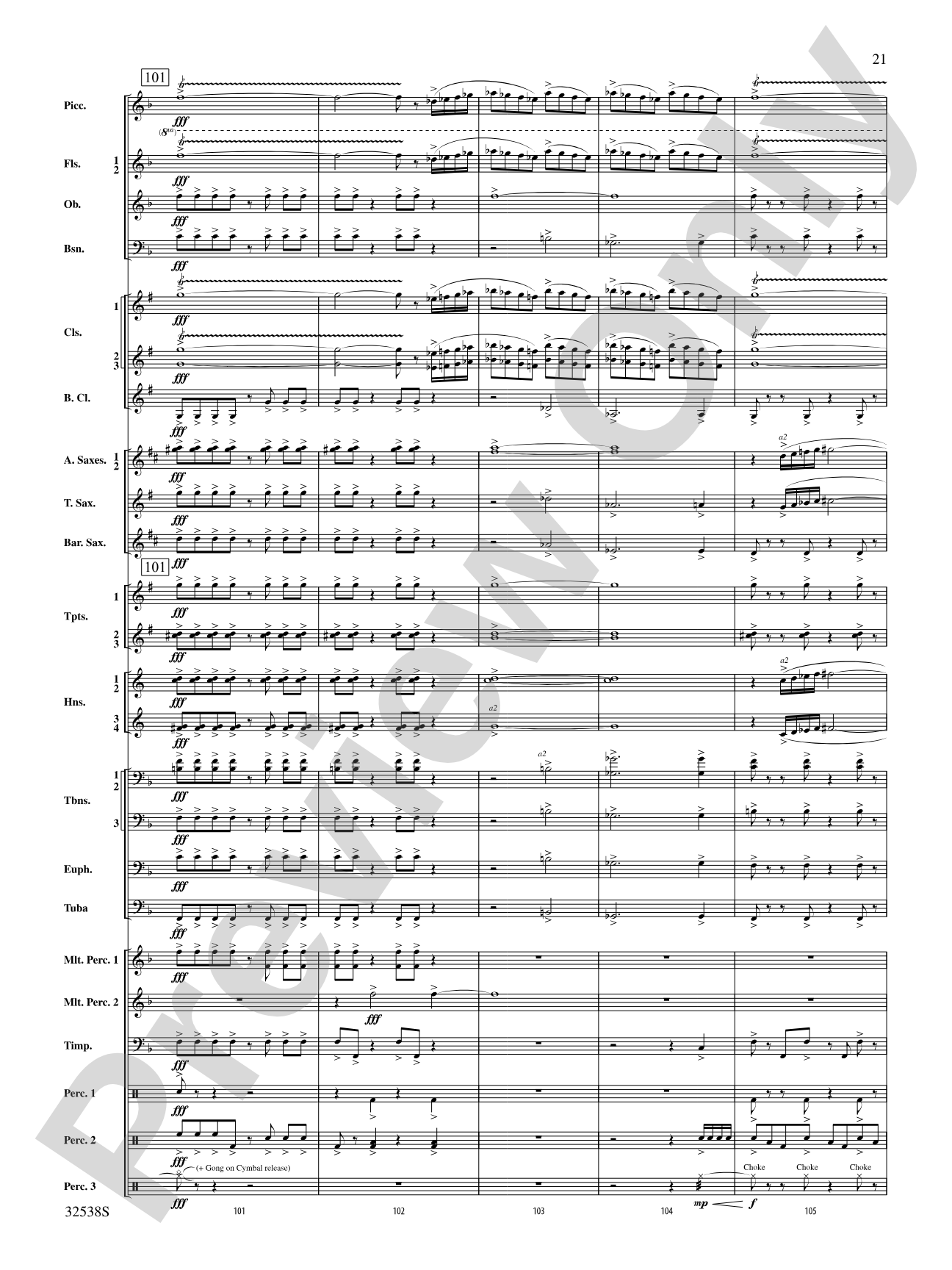 Ghost Dances: Concert Band Conductor Score & Parts
