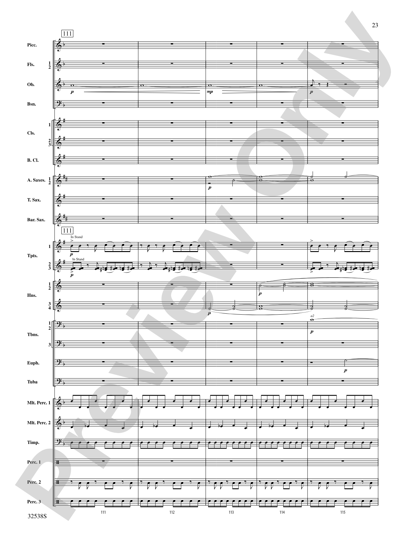 Ghost Dances: Concert Band Conductor Score & Parts