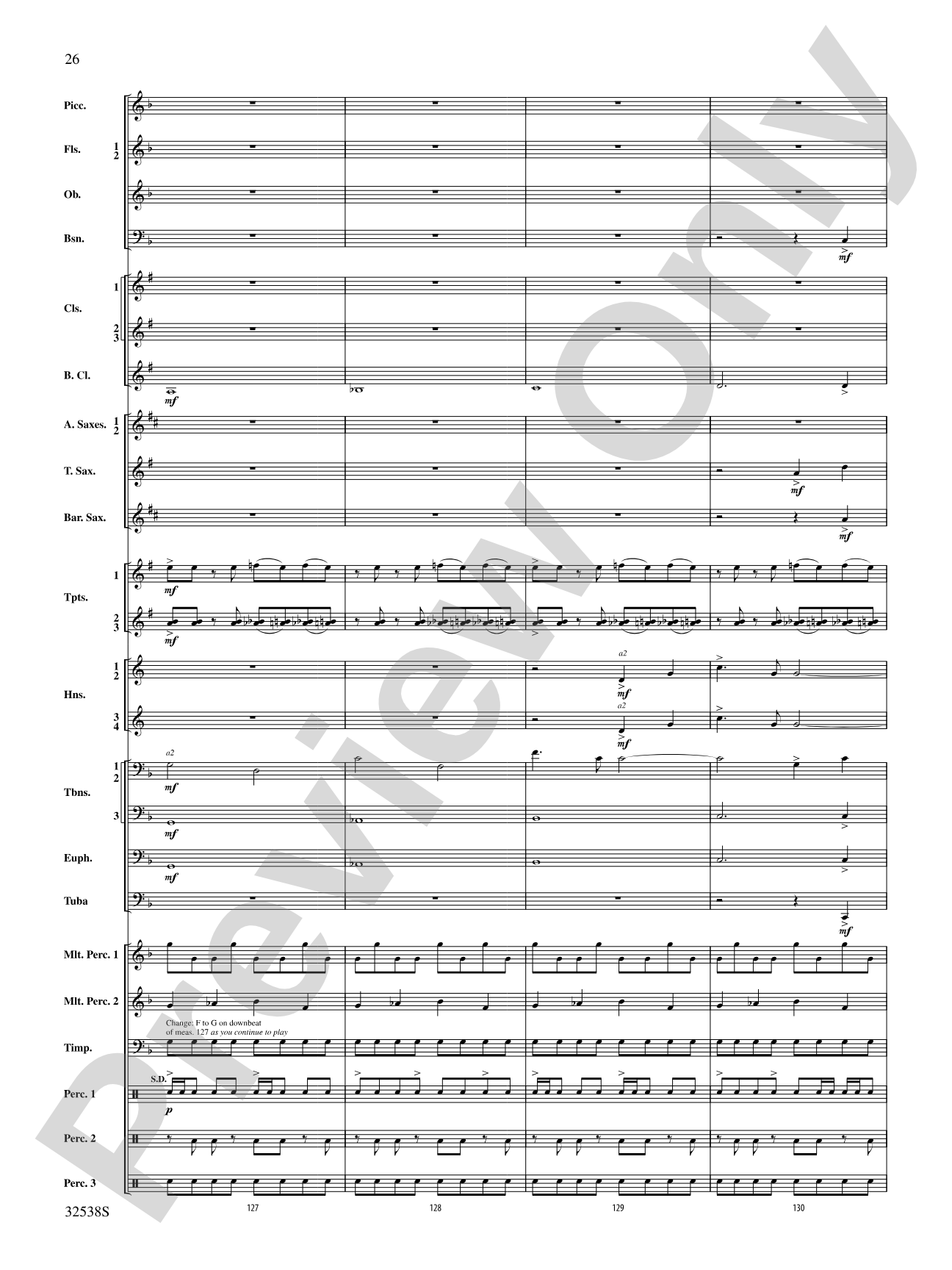 Ghost Dances: Concert Band Conductor Score & Parts