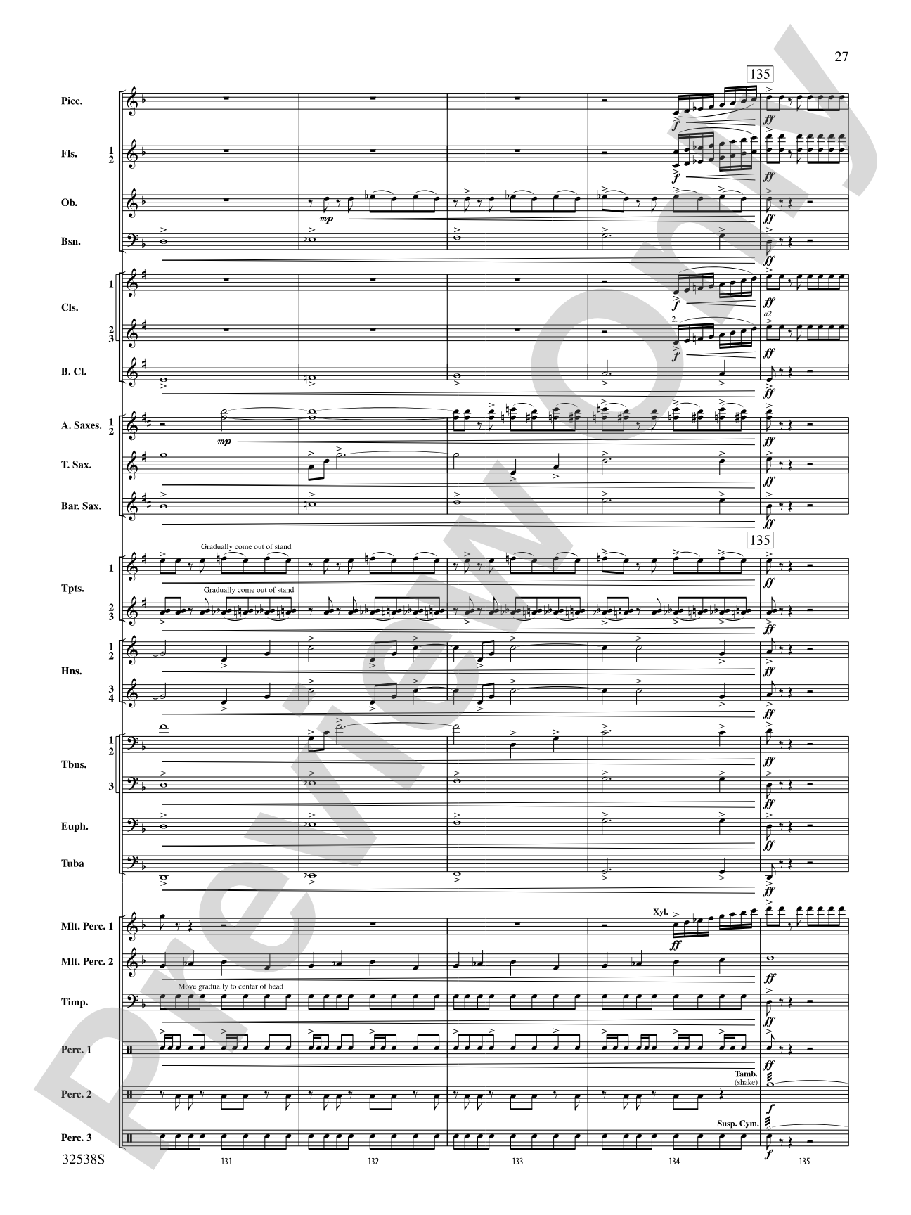 Ghost Dances: Concert Band Conductor Score & Parts
