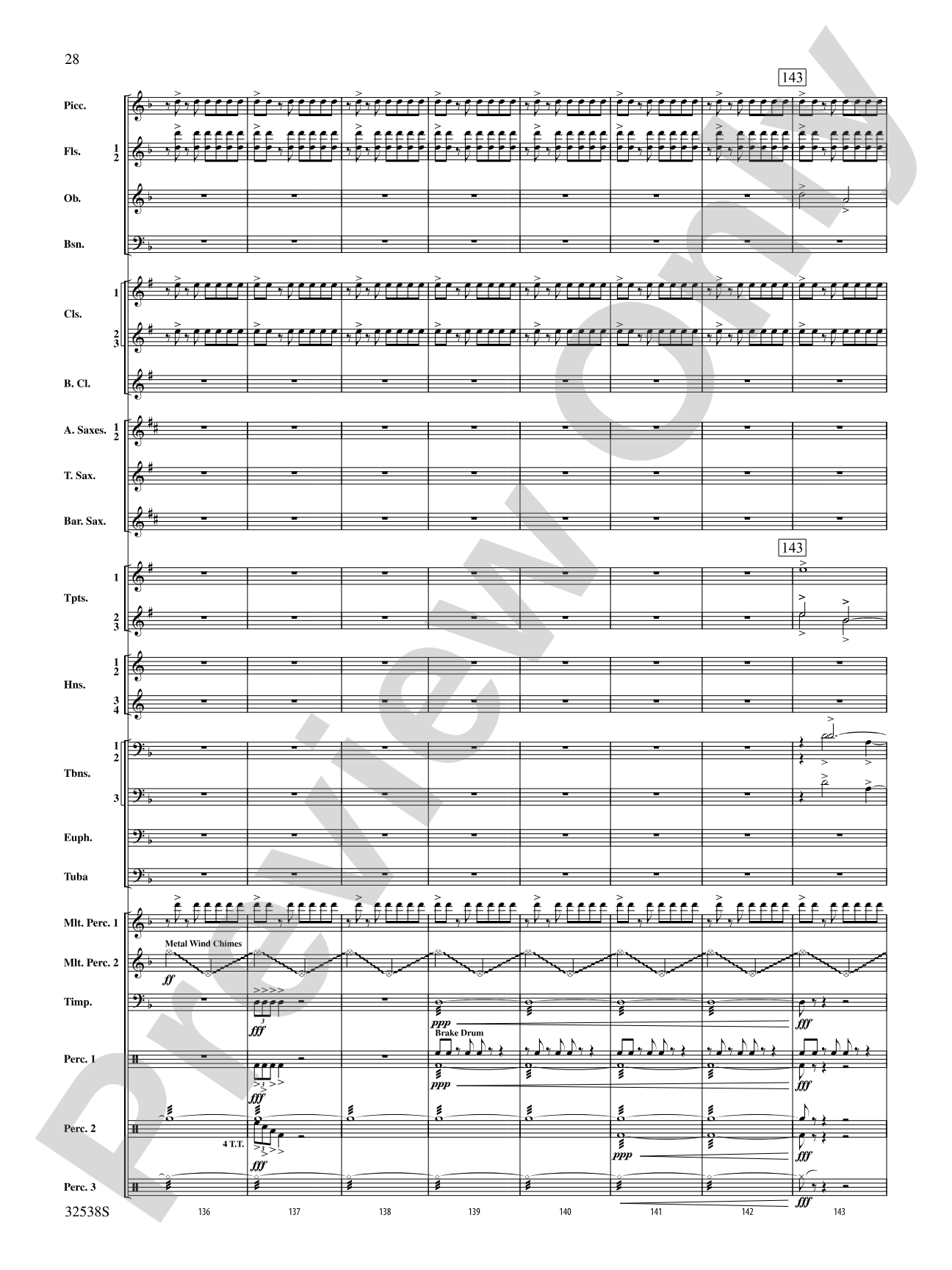Ghost Dances: Concert Band Conductor Score & Parts