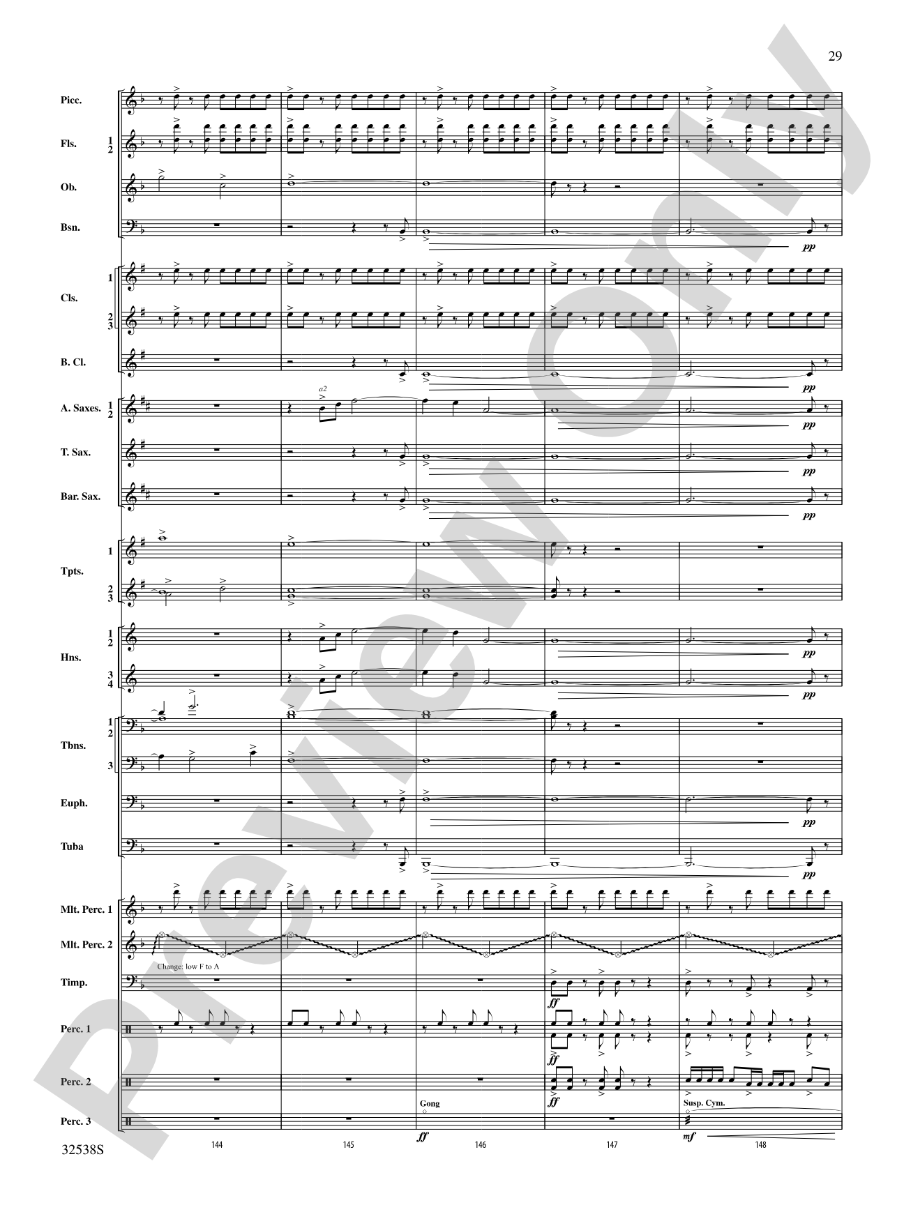 Ghost Dances: Concert Band Conductor Score & Parts