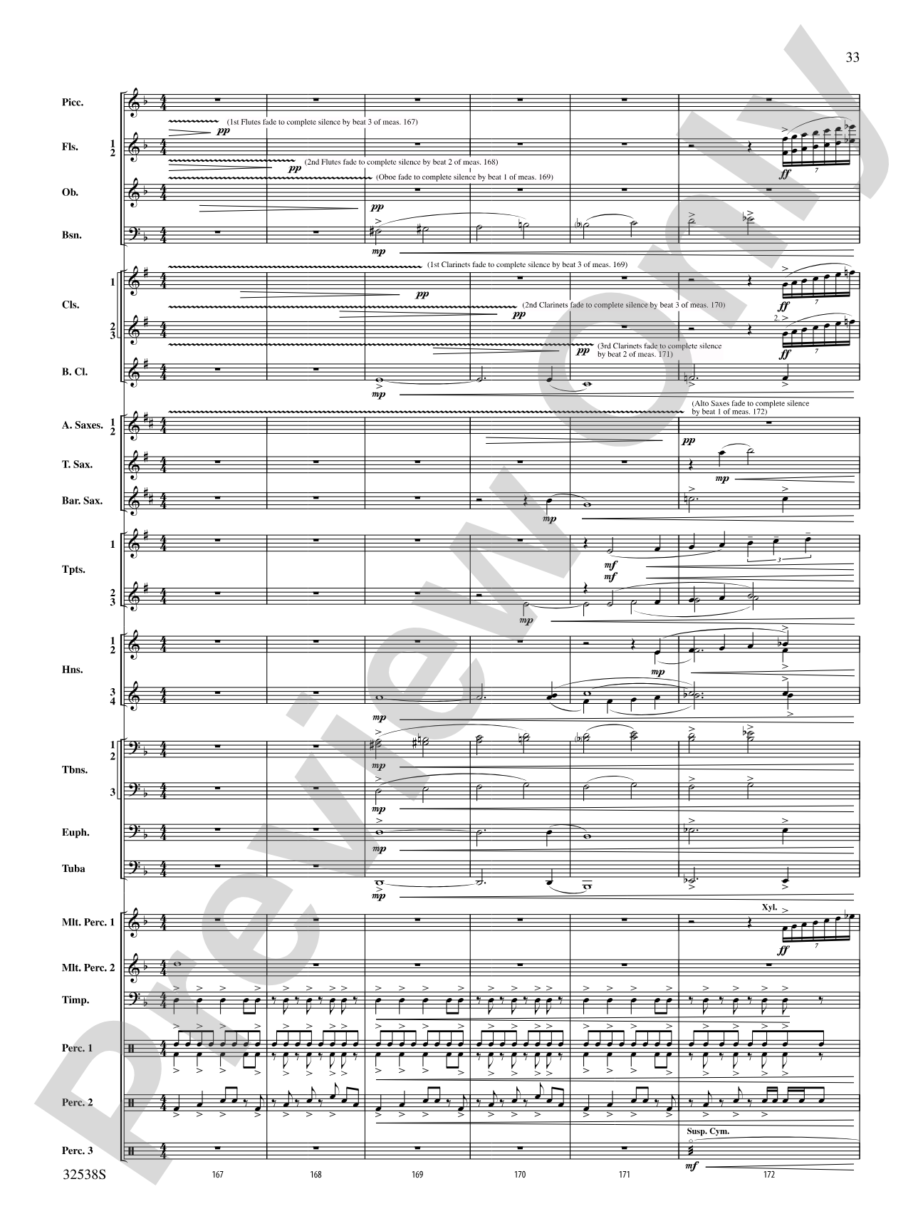 Ghost Dances: Concert Band Conductor Score & Parts