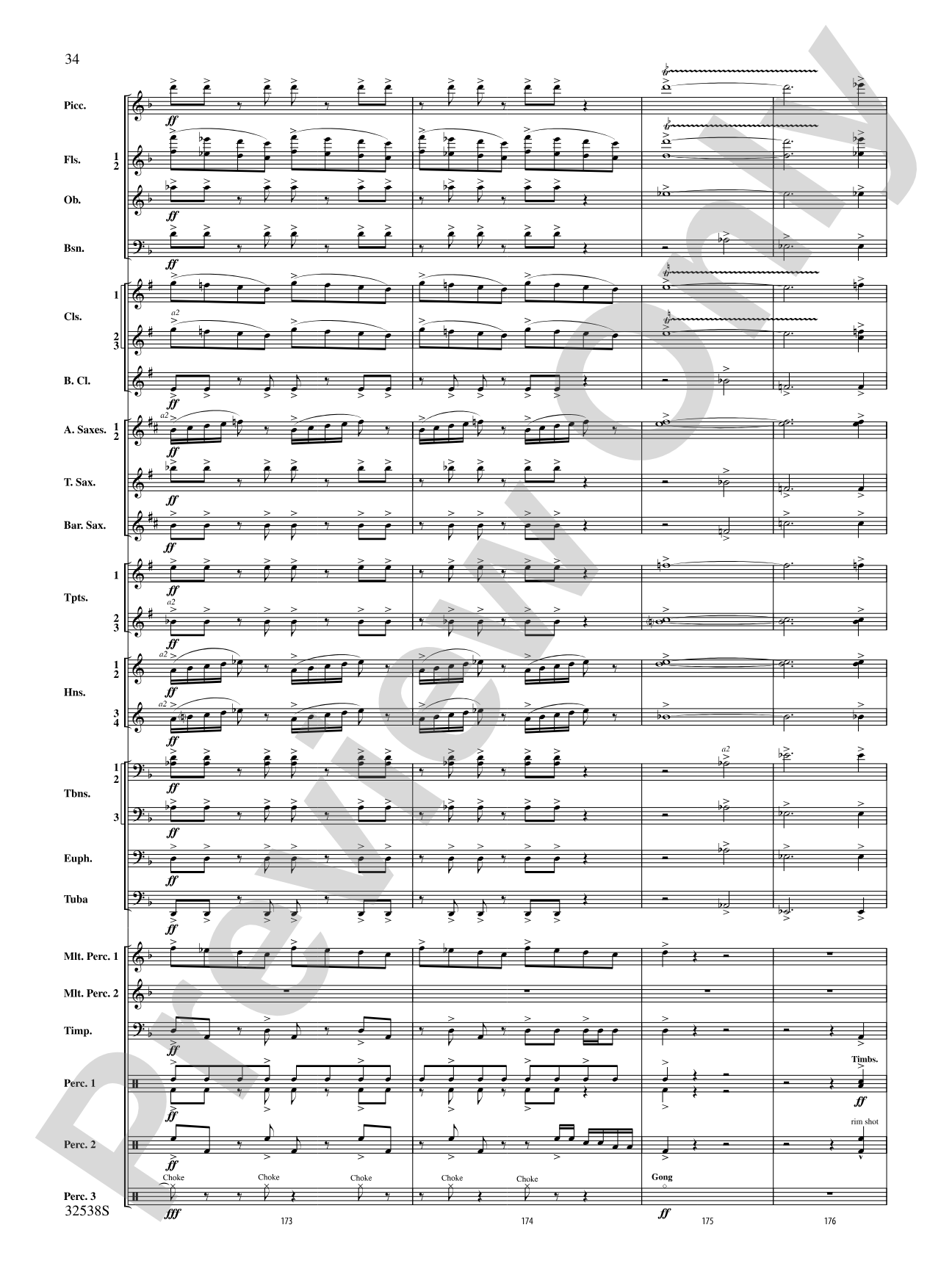 Ghost Dances: Concert Band Conductor Score & Parts