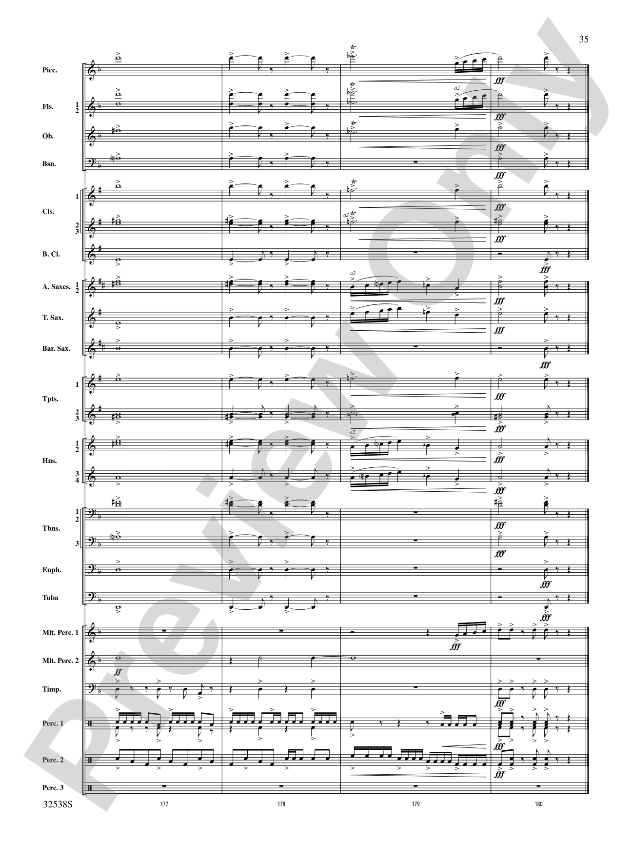 Ghost Dances: Concert Band Conductor Score & Parts