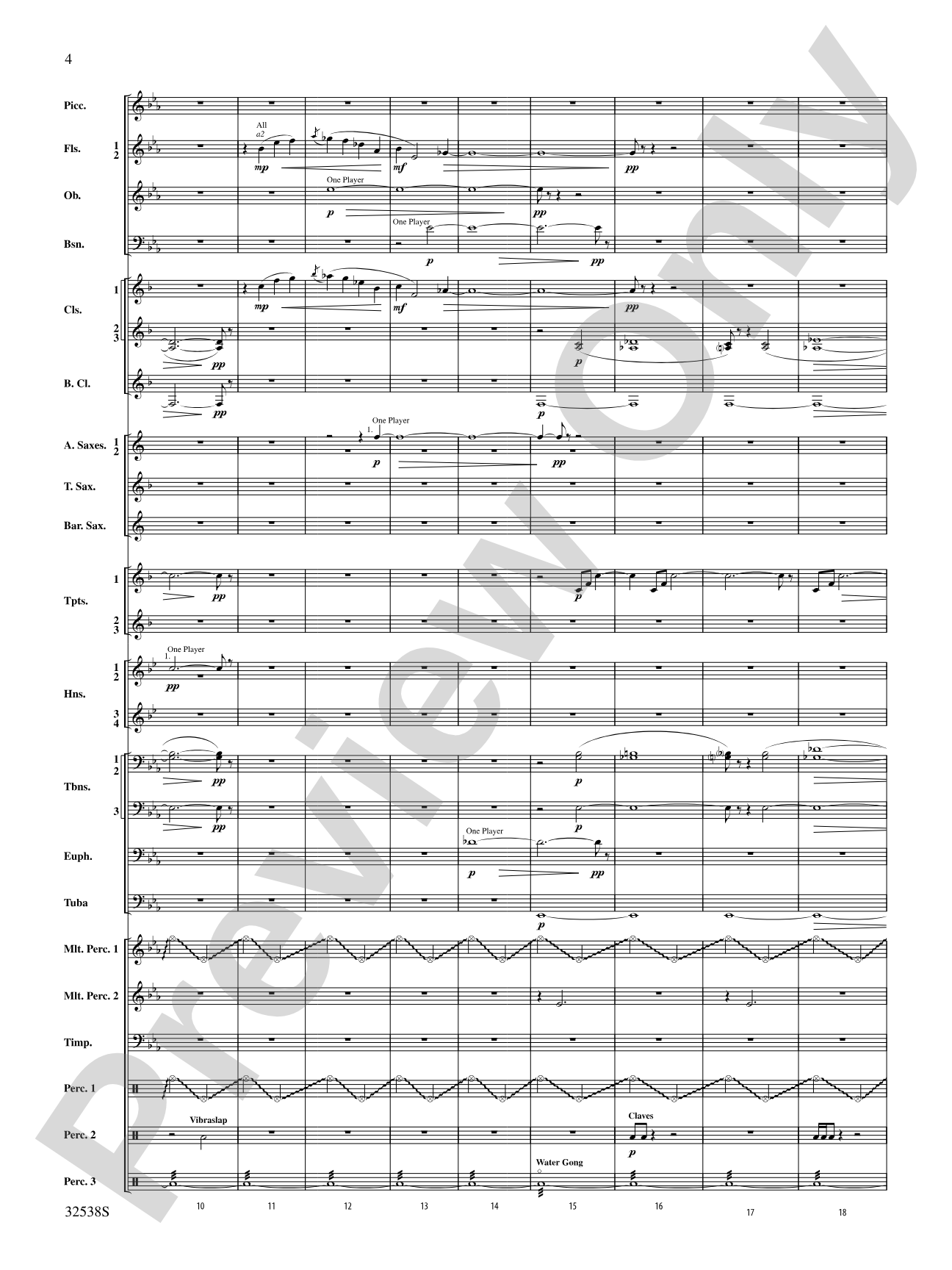 Ghost Dances: Concert Band Conductor Score & Parts