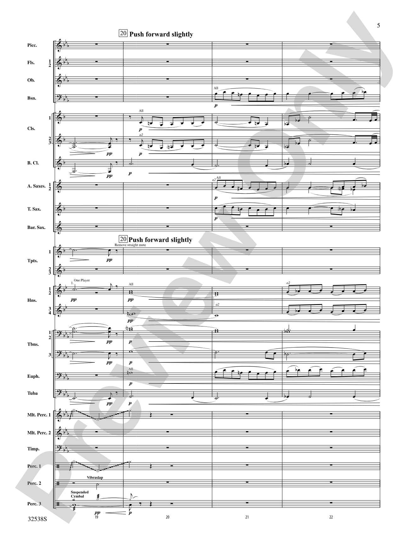 Ghost Dances: Concert Band Conductor Score & Parts
