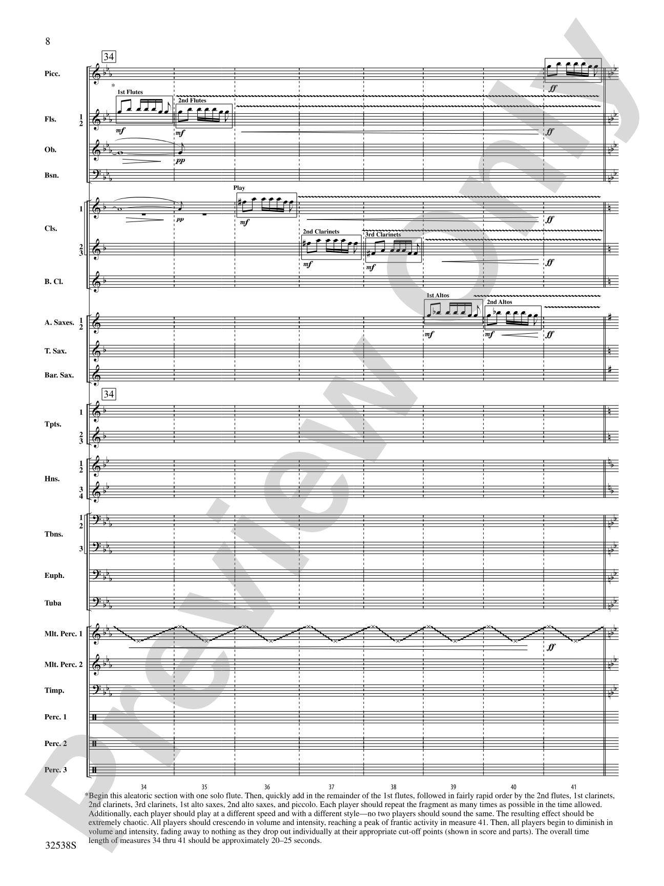 Ghost Dances: Concert Band Conductor Score & Parts