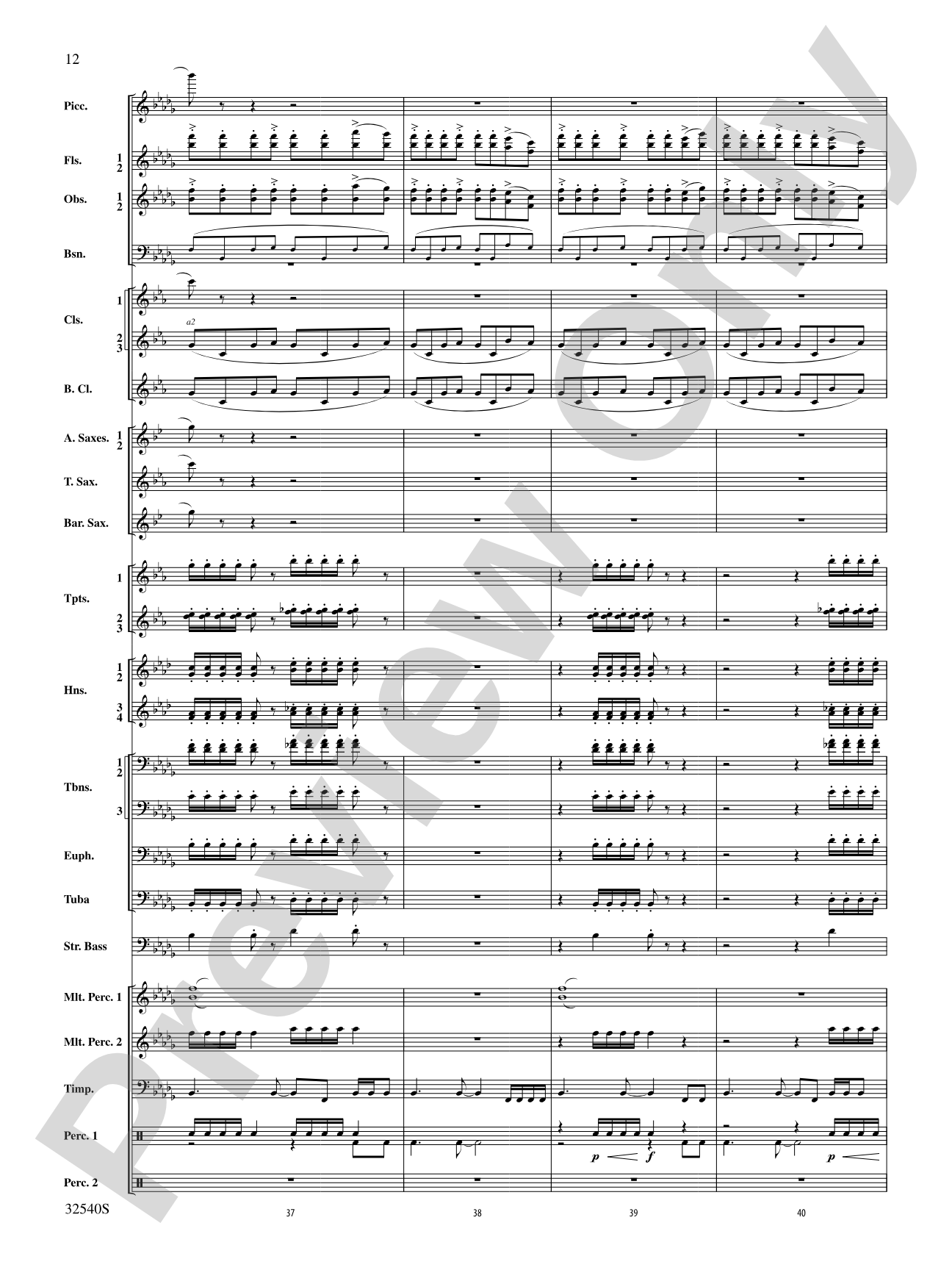 Genesis: Concert Band Conductor Score & Parts