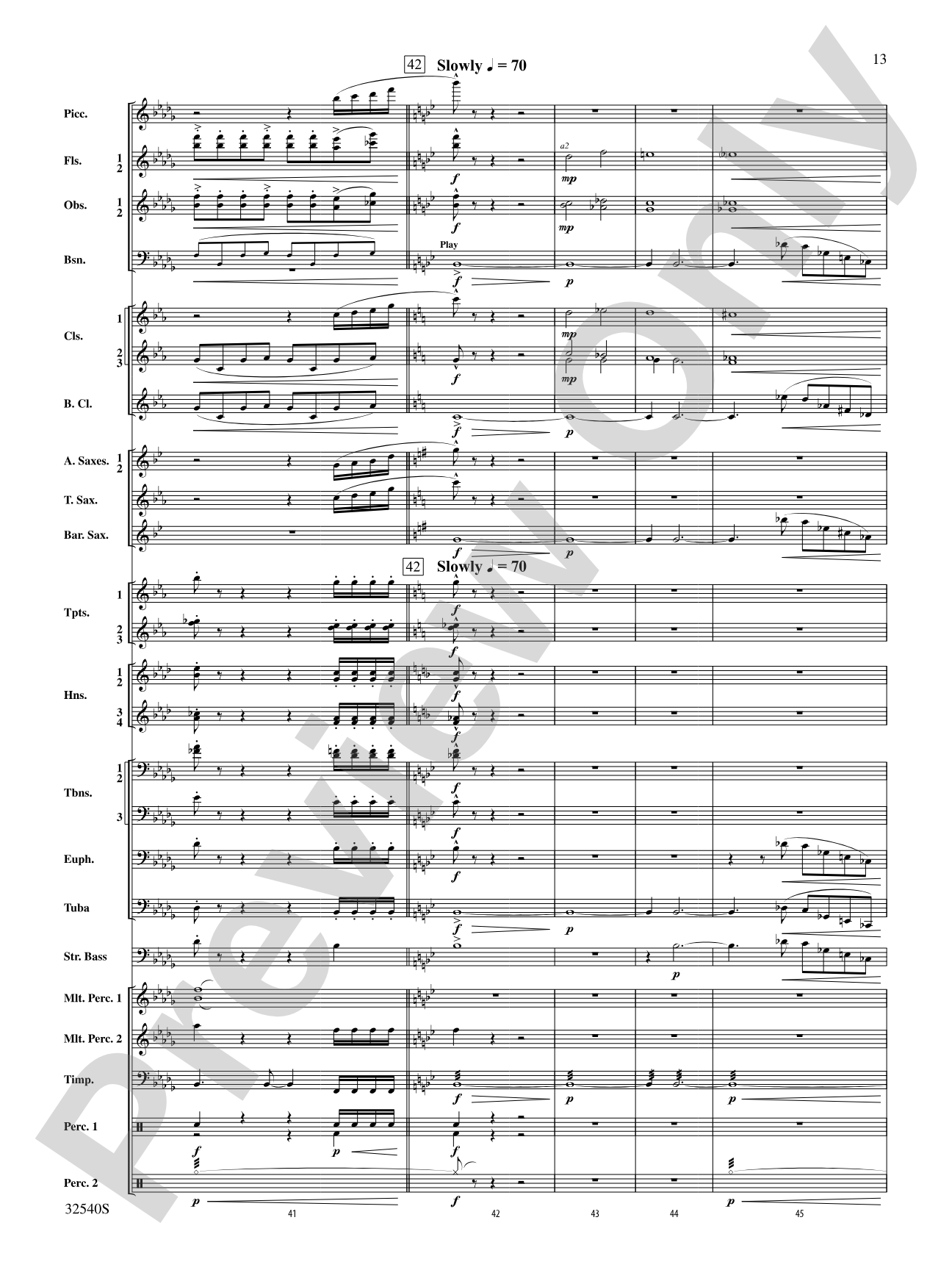 Genesis: Concert Band Conductor Score & Parts