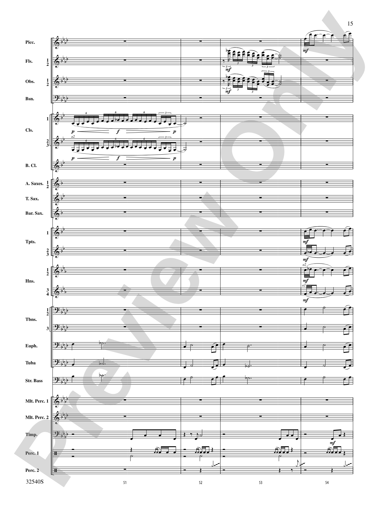 Genesis: Concert Band Conductor Score & Parts