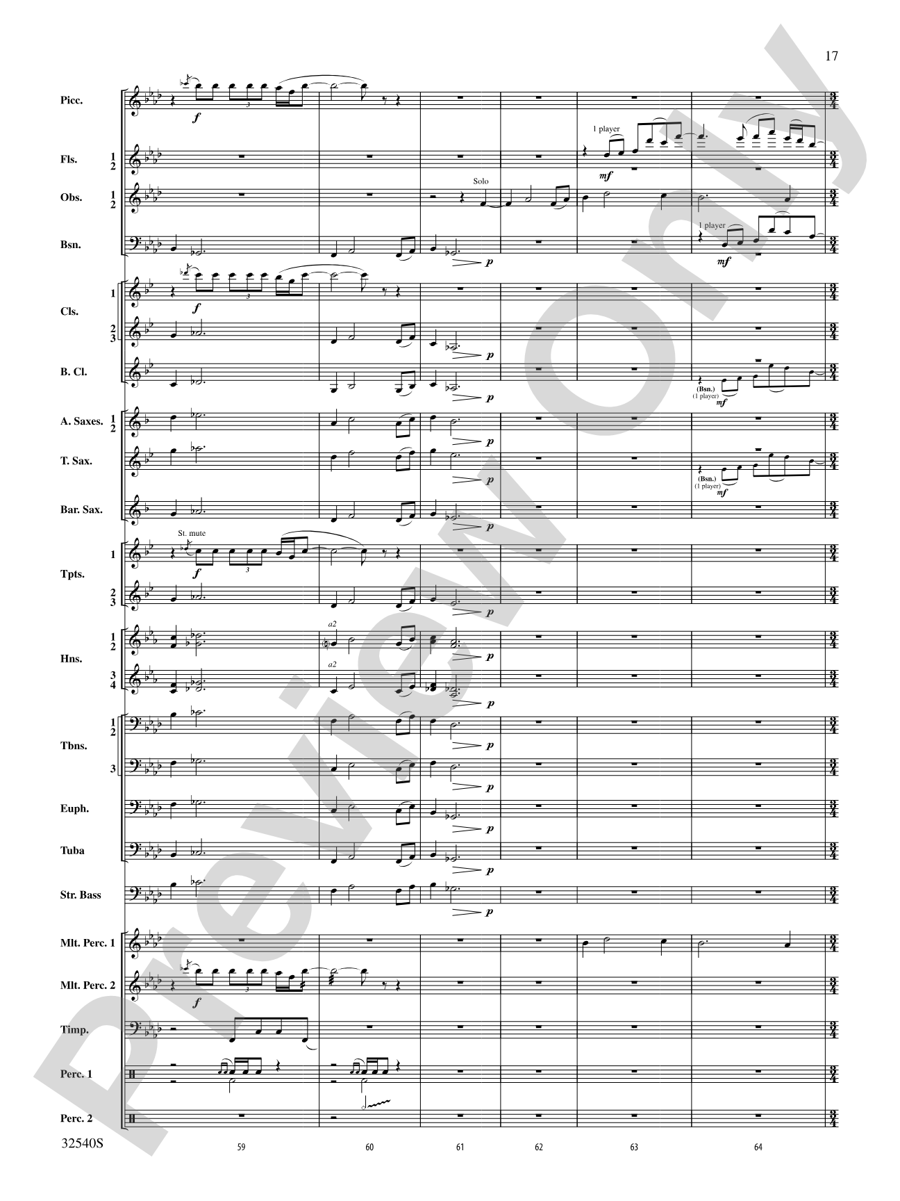 Genesis: Concert Band Conductor Score & Parts