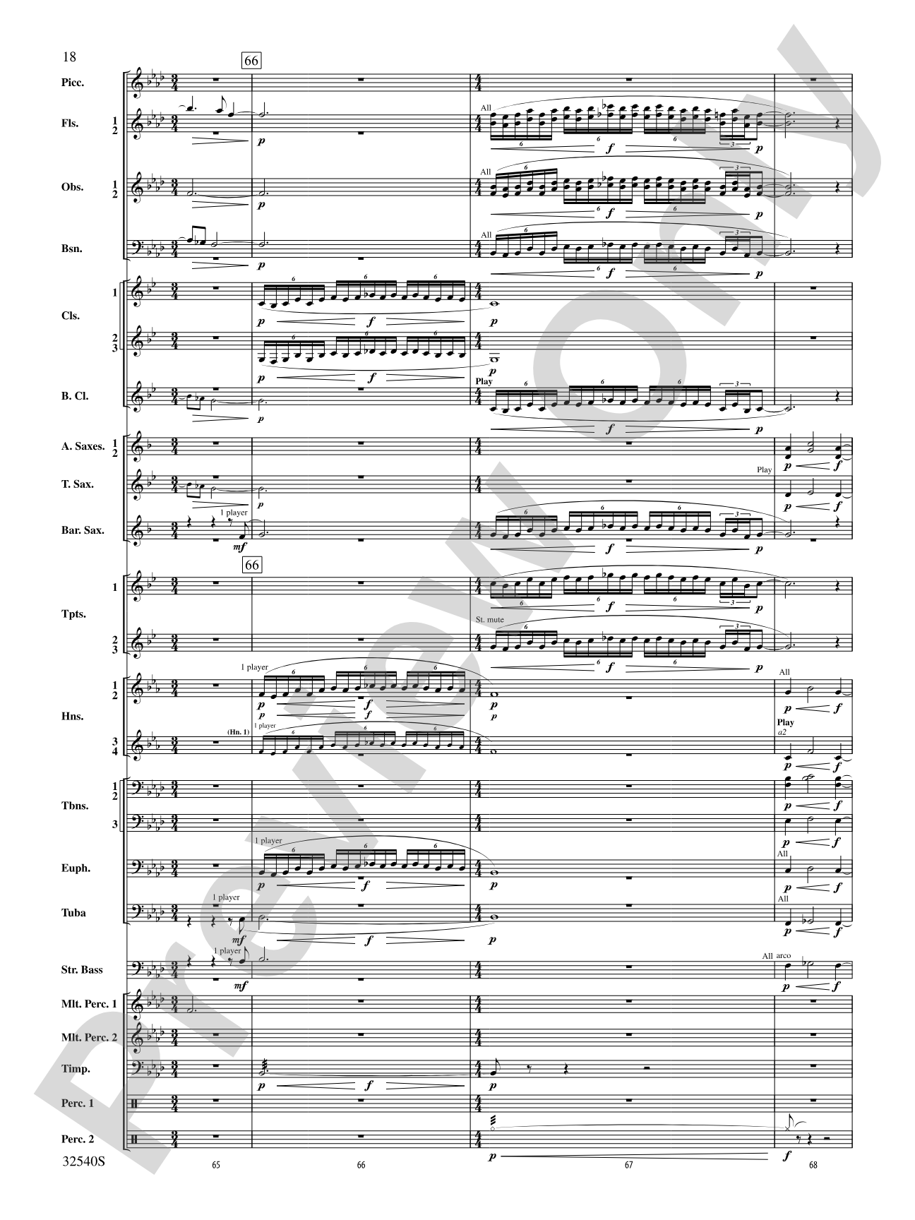 Genesis: Concert Band Conductor Score & Parts