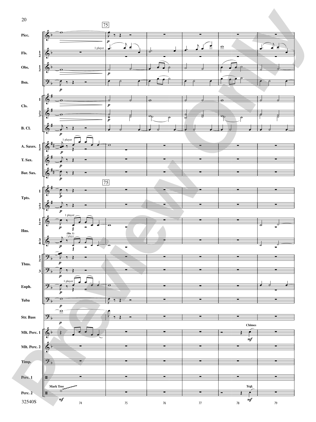 Genesis: Concert Band Conductor Score & Parts