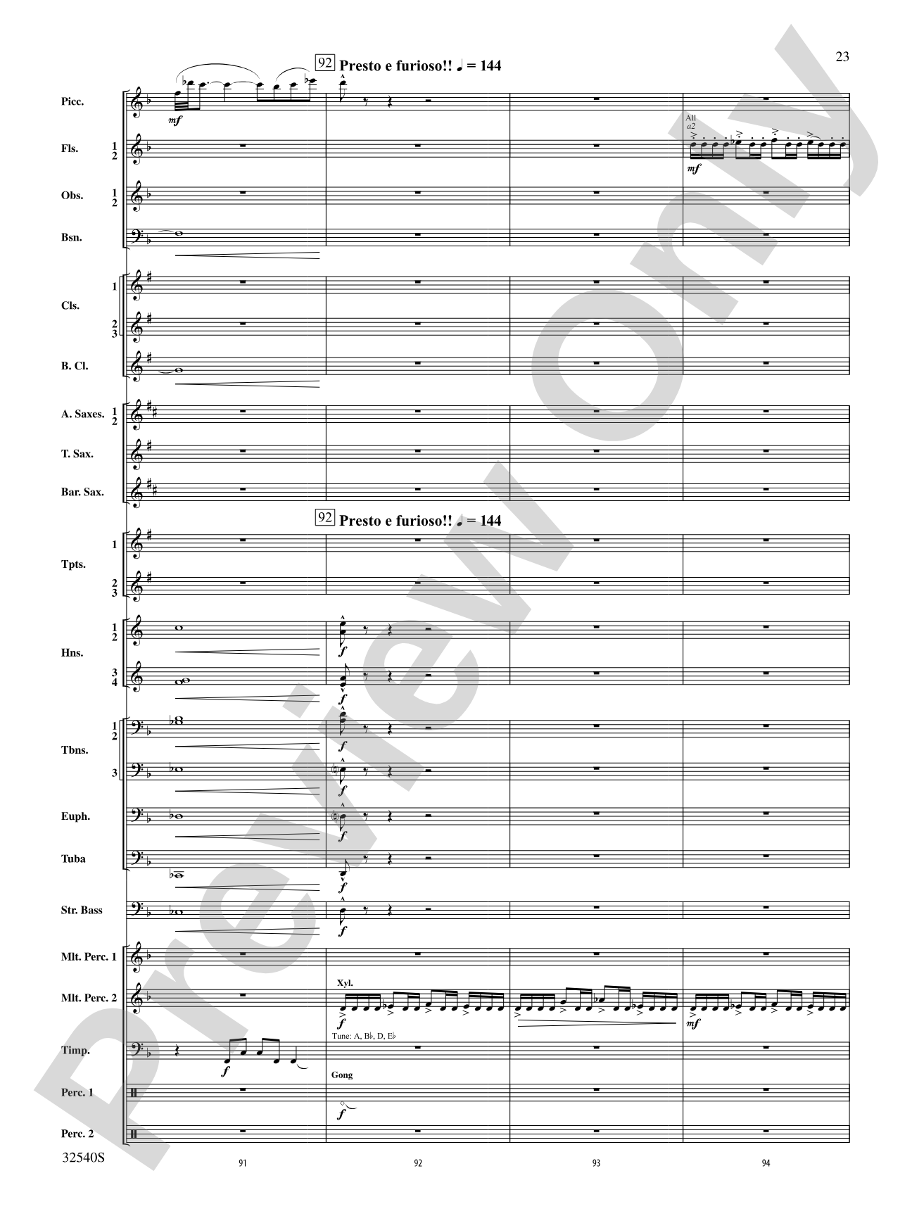 Genesis: Concert Band Conductor Score & Parts