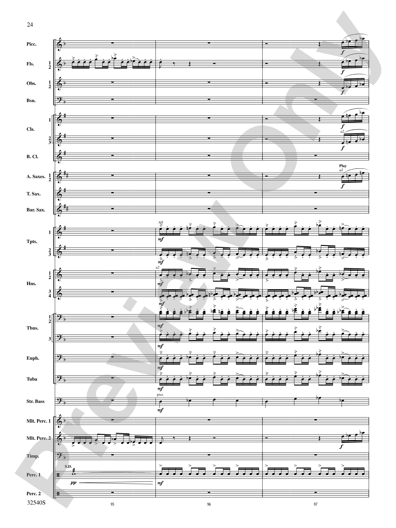Genesis: Concert Band Conductor Score & Parts