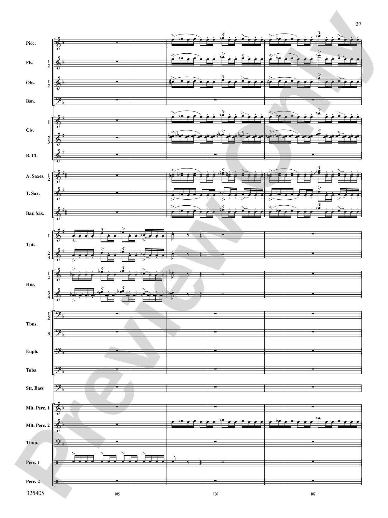 Genesis: Concert Band Conductor Score & Parts
