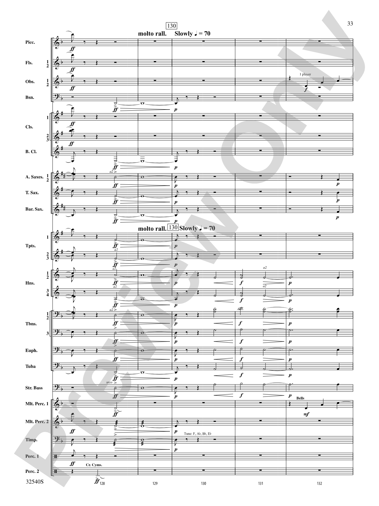 Genesis: Concert Band Conductor Score & Parts