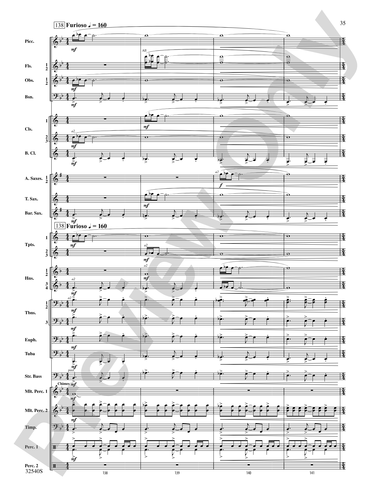 Genesis: Concert Band Conductor Score & Parts