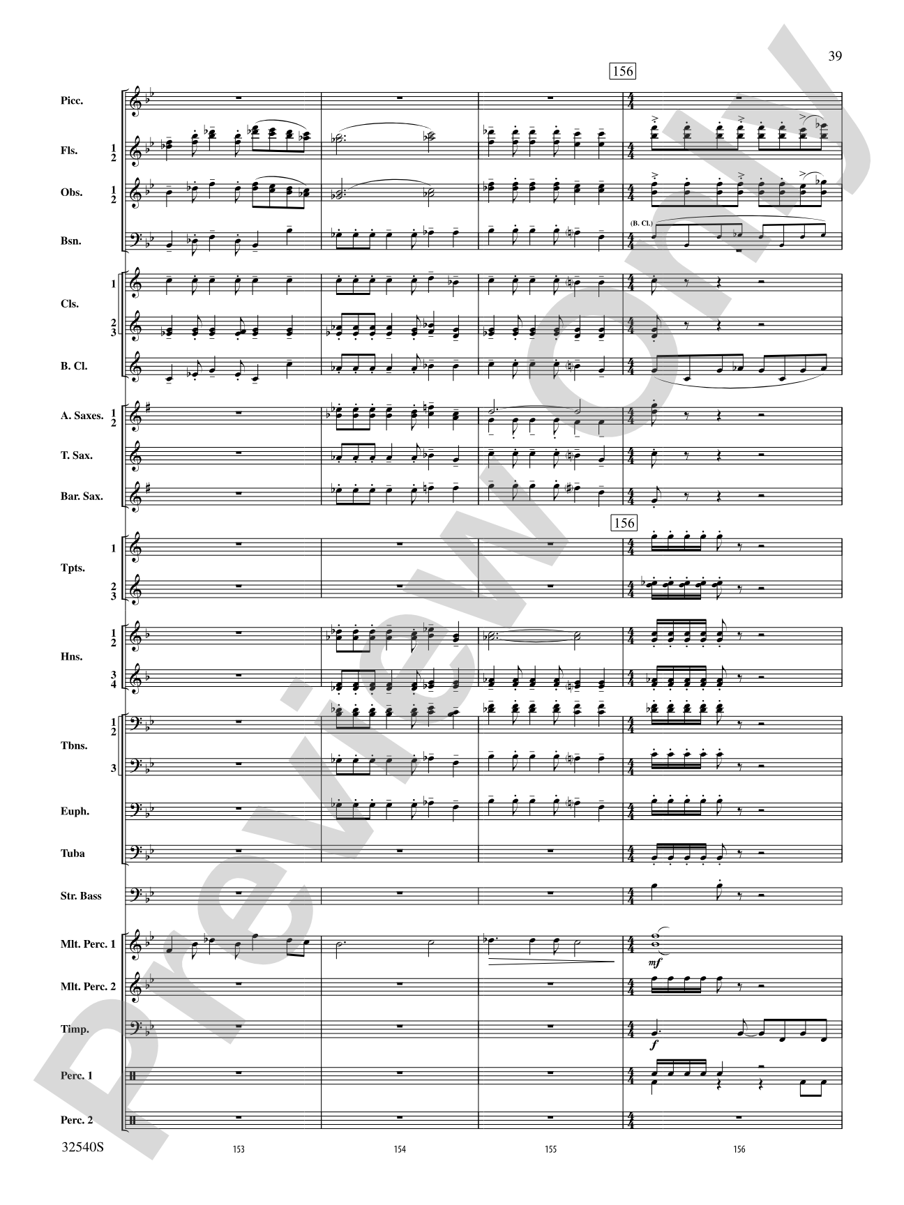 Genesis: Concert Band Conductor Score & Parts