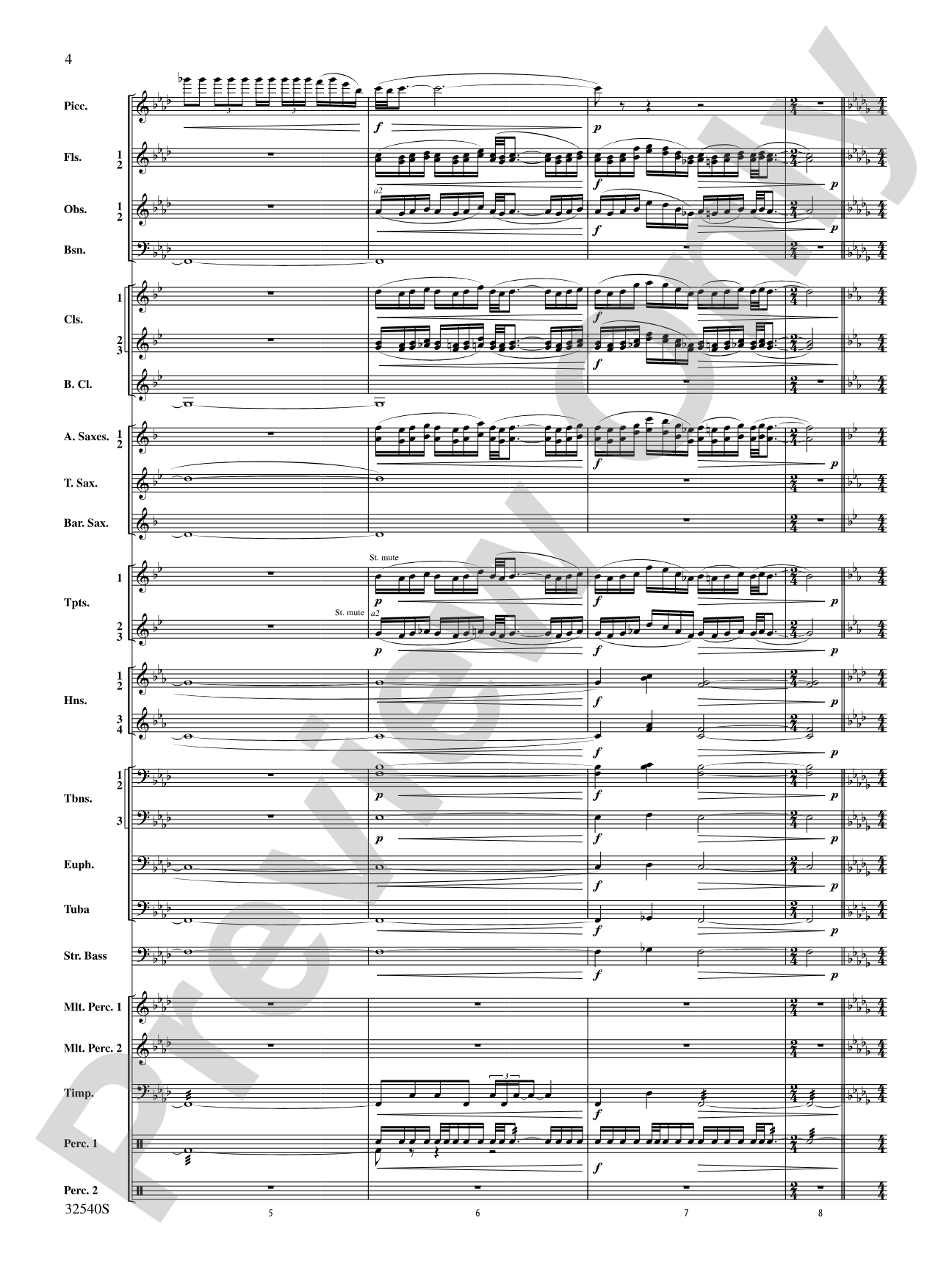 Genesis: Concert Band Conductor Score & Parts