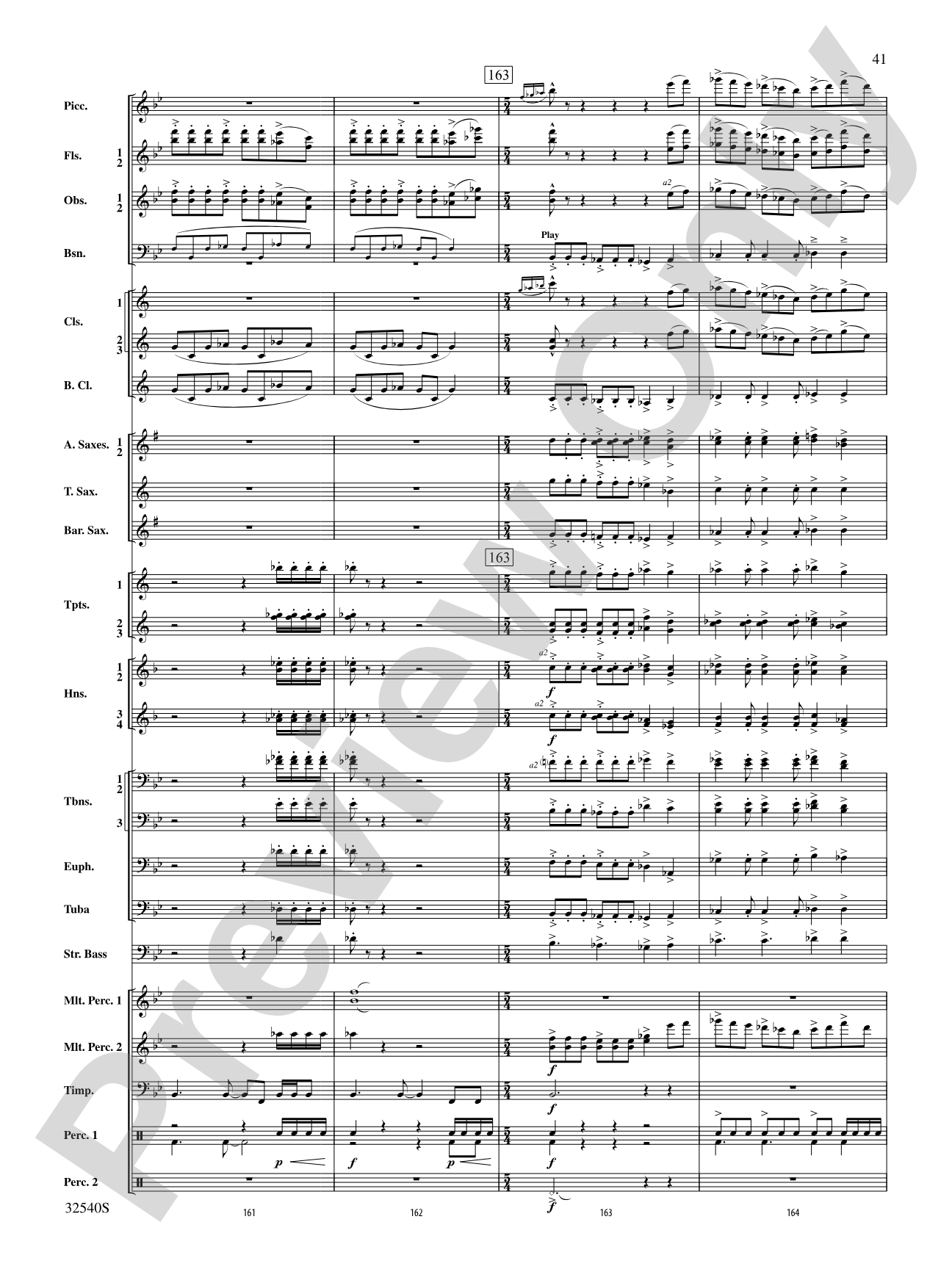 Genesis: Concert Band Conductor Score & Parts