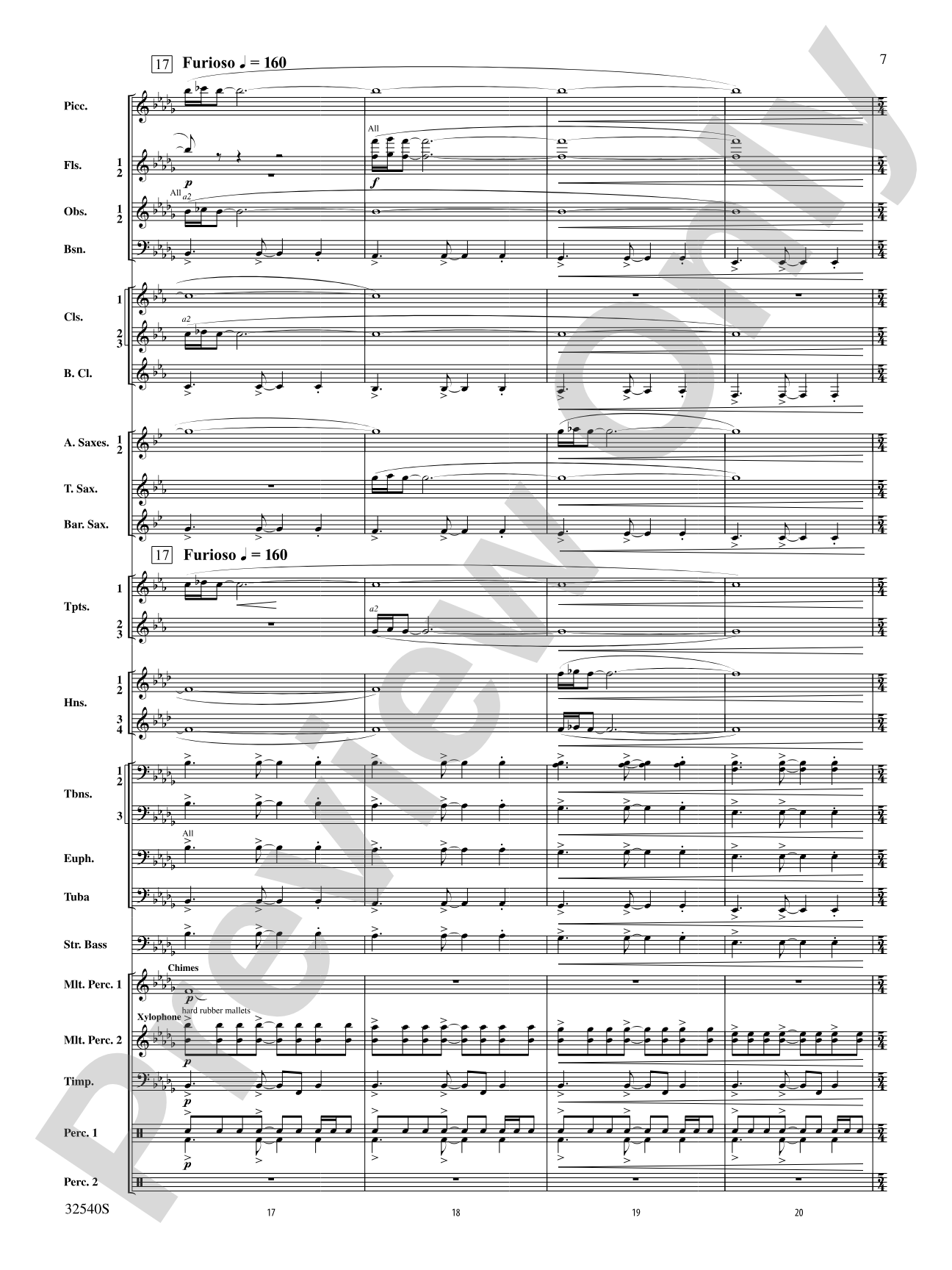 Genesis: Concert Band Conductor Score & Parts