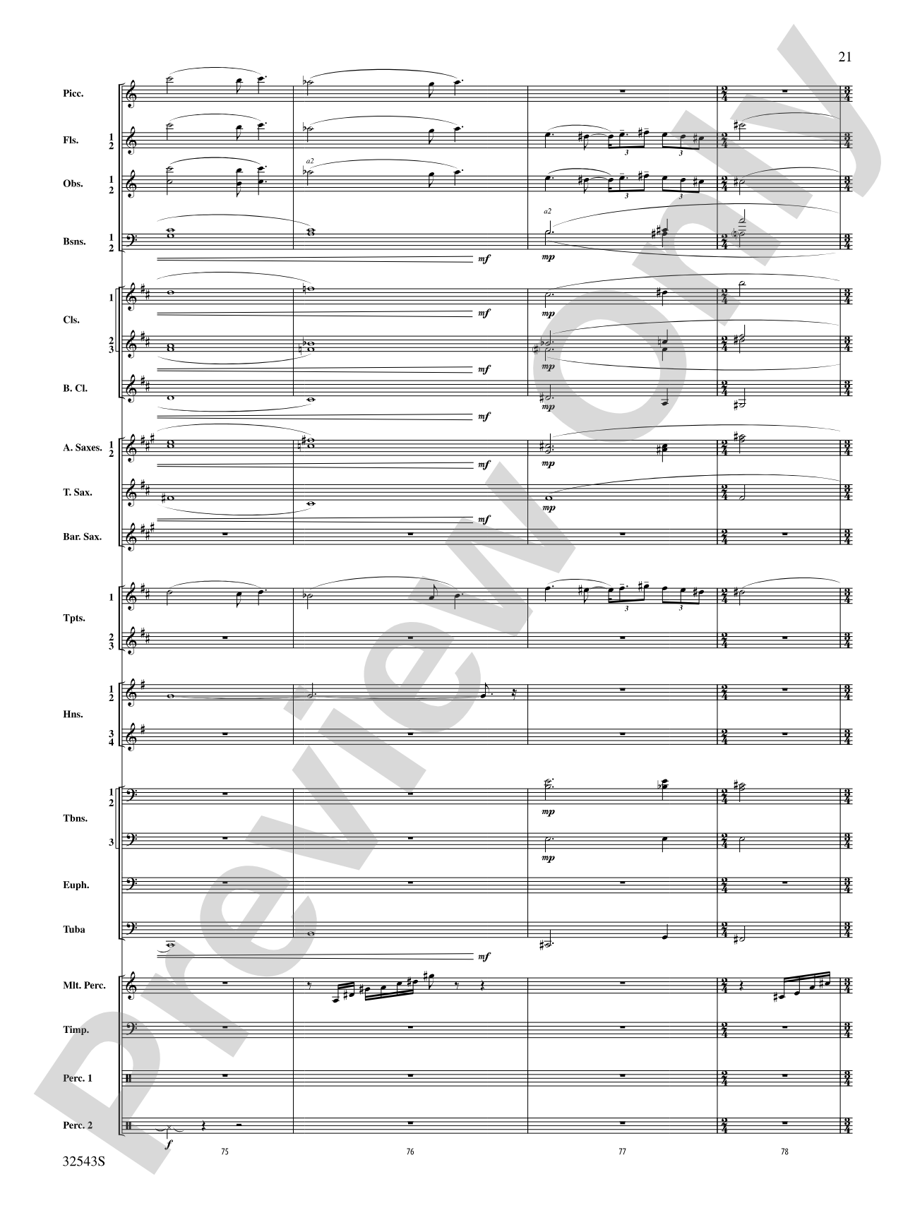 Sea Hawk: Concert Band Conductor Score & Parts