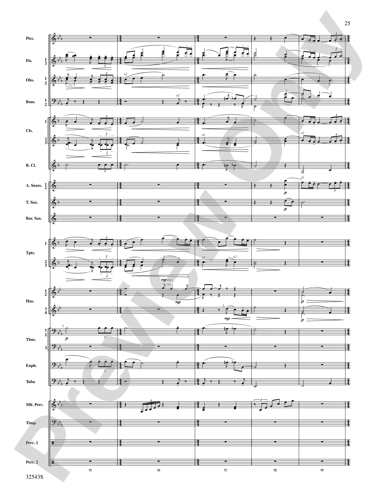 Sea Hawk: Concert Band Conductor Score & Parts