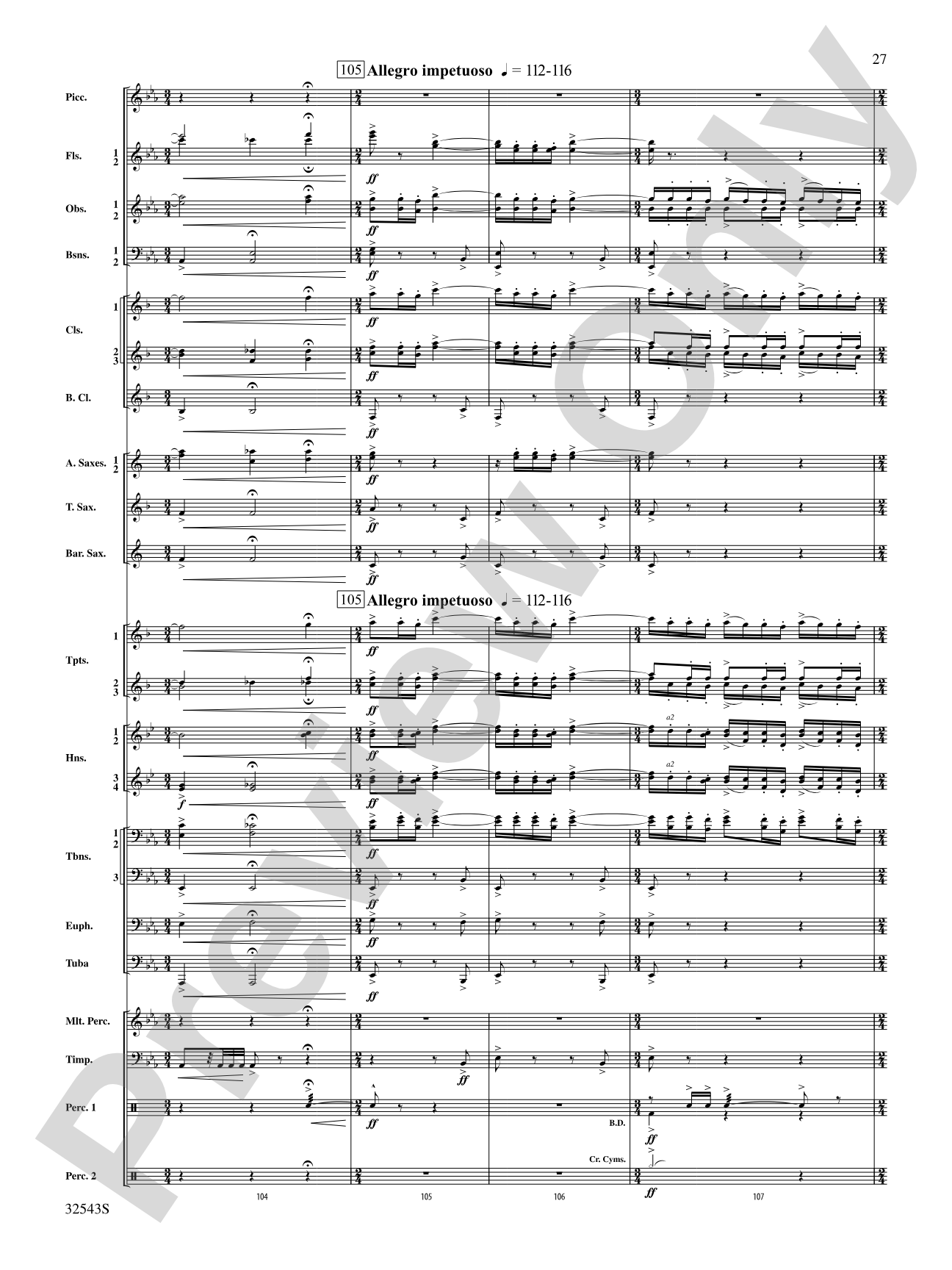 Sea Hawk: Concert Band Conductor Score & Parts