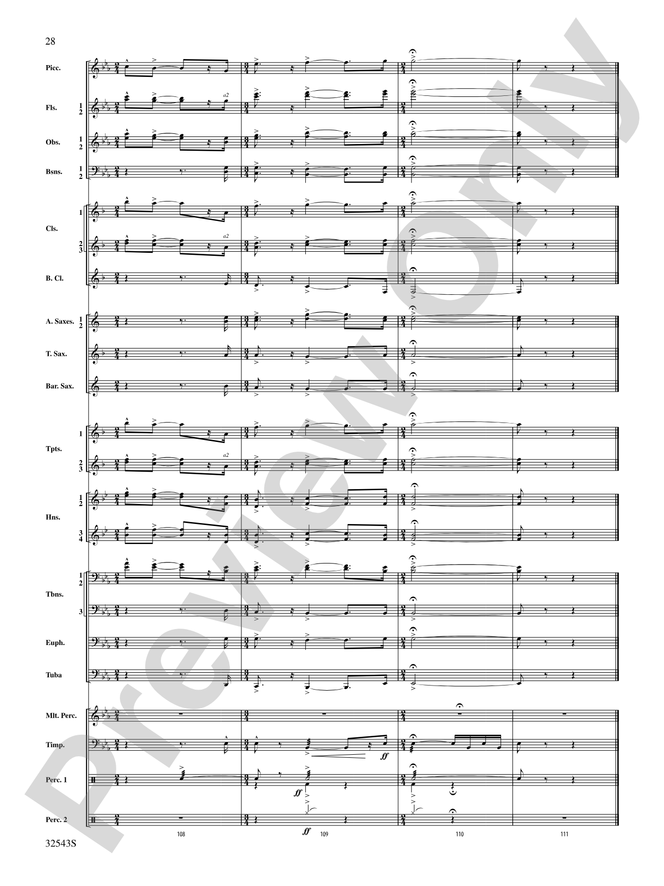 Sea Hawk: Concert Band Conductor Score & Parts