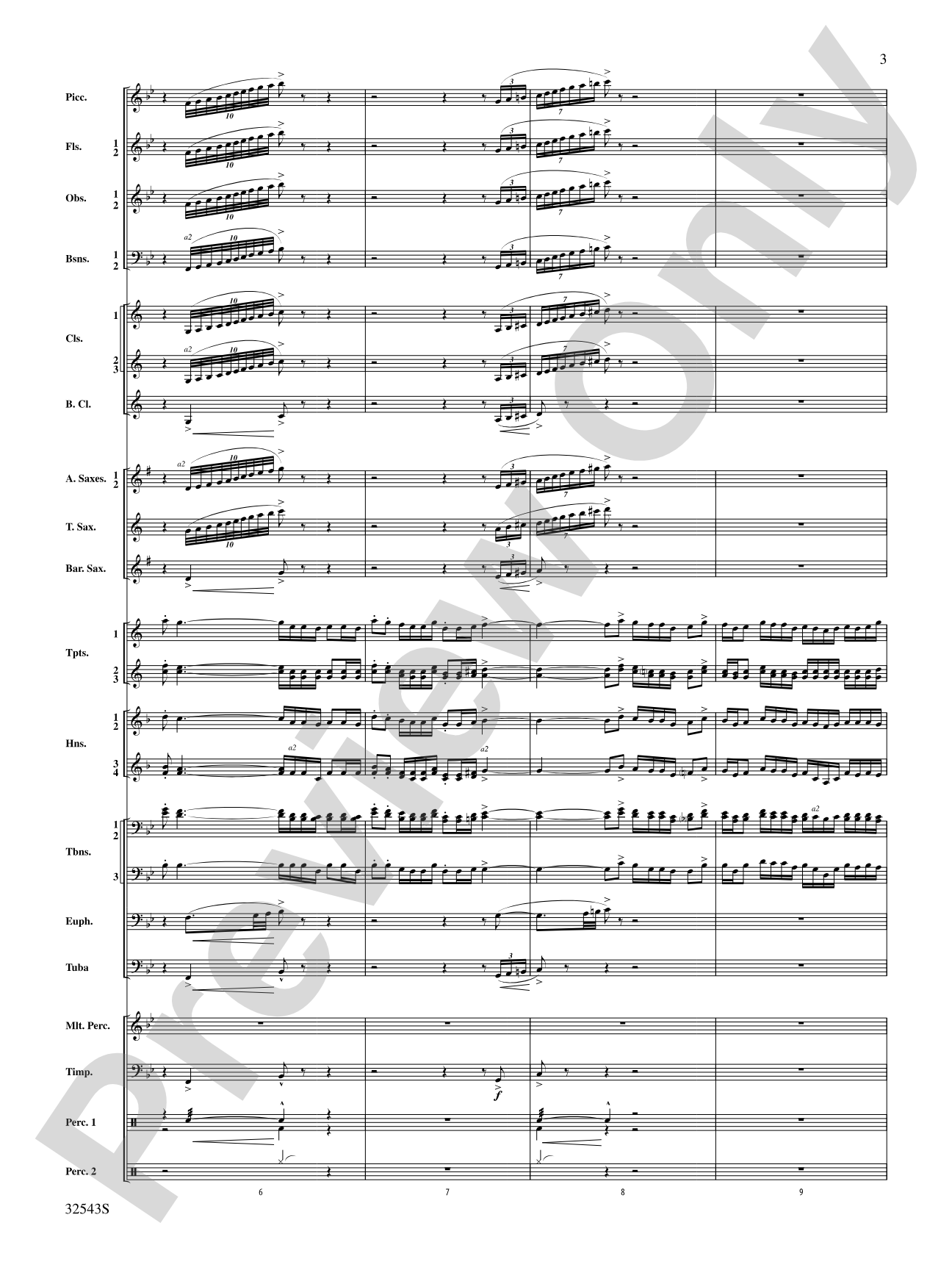 Sea Hawk: Concert Band Conductor Score & Parts