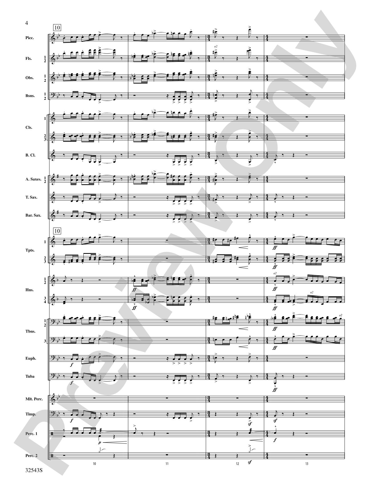 Sea Hawk: Concert Band Conductor Score & Parts