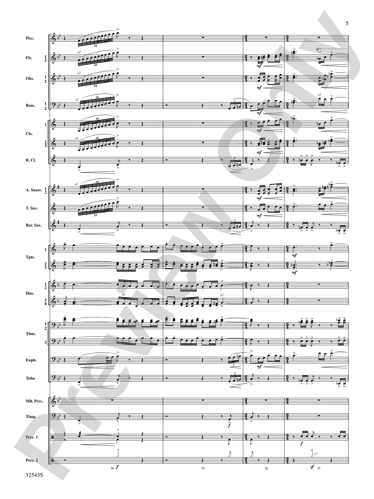 Sea Hawk: Concert Band Conductor Score & Parts