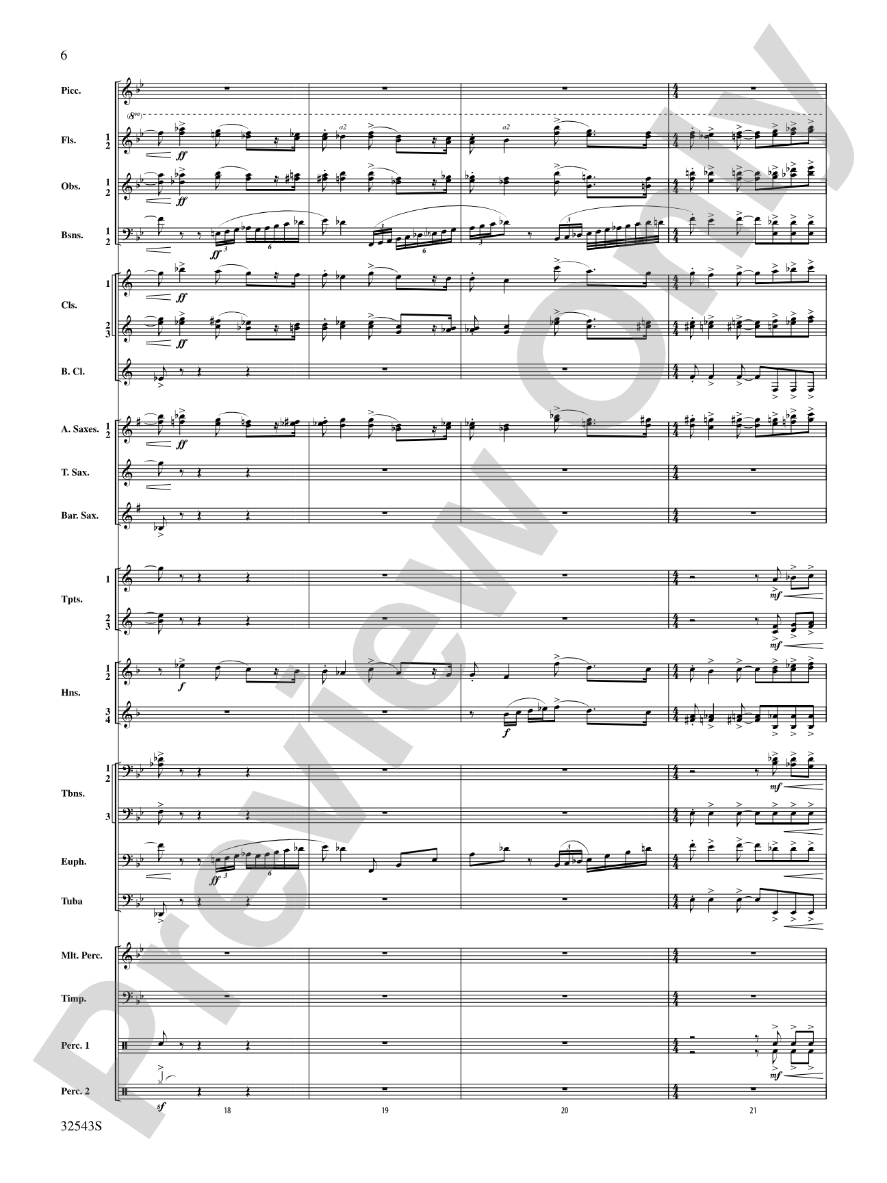 Sea Hawk: Concert Band Conductor Score & Parts
