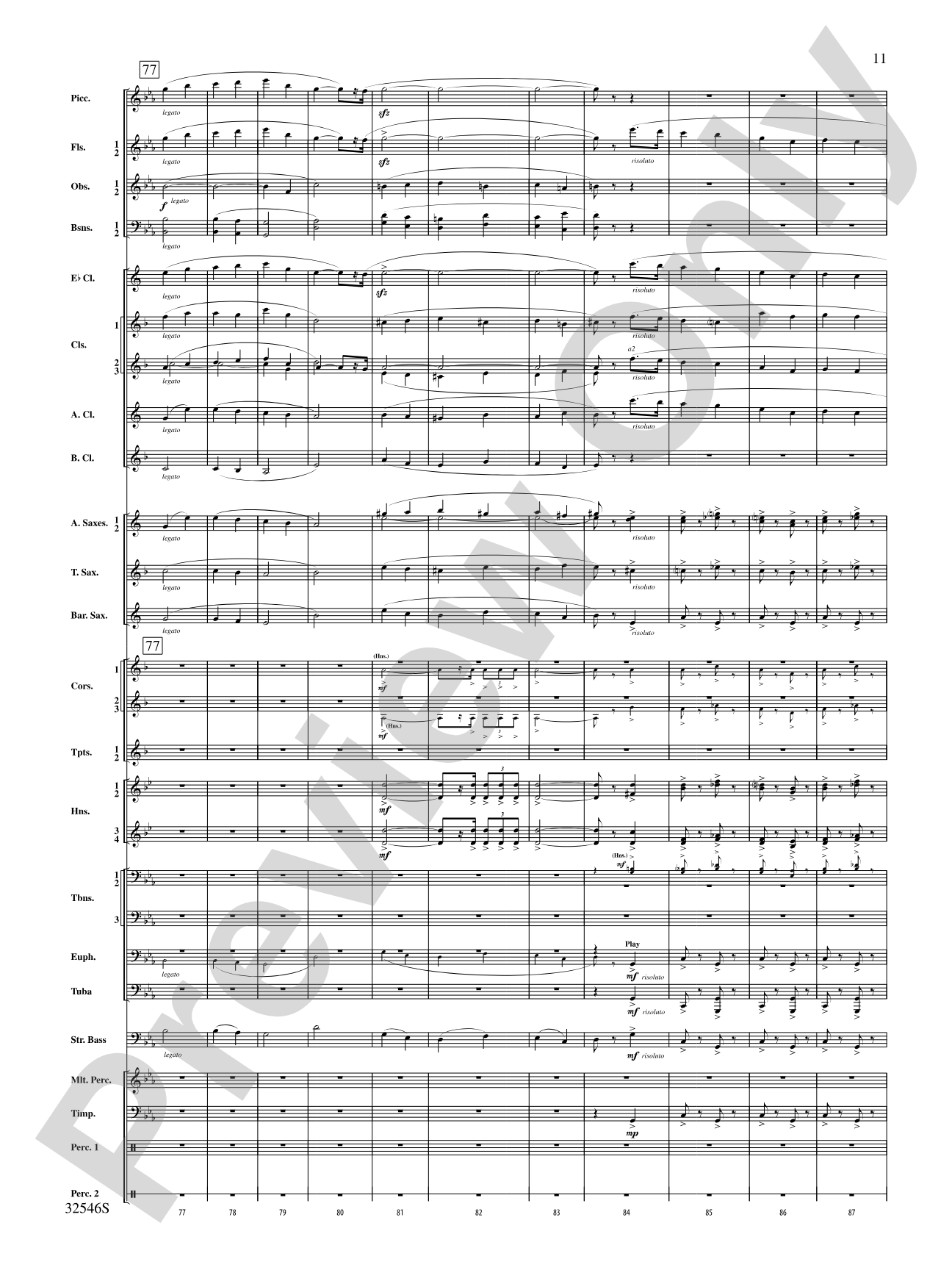 The Girl I Left Behind Me (from the Irish Suite): Concert Band Conductor Score & Parts