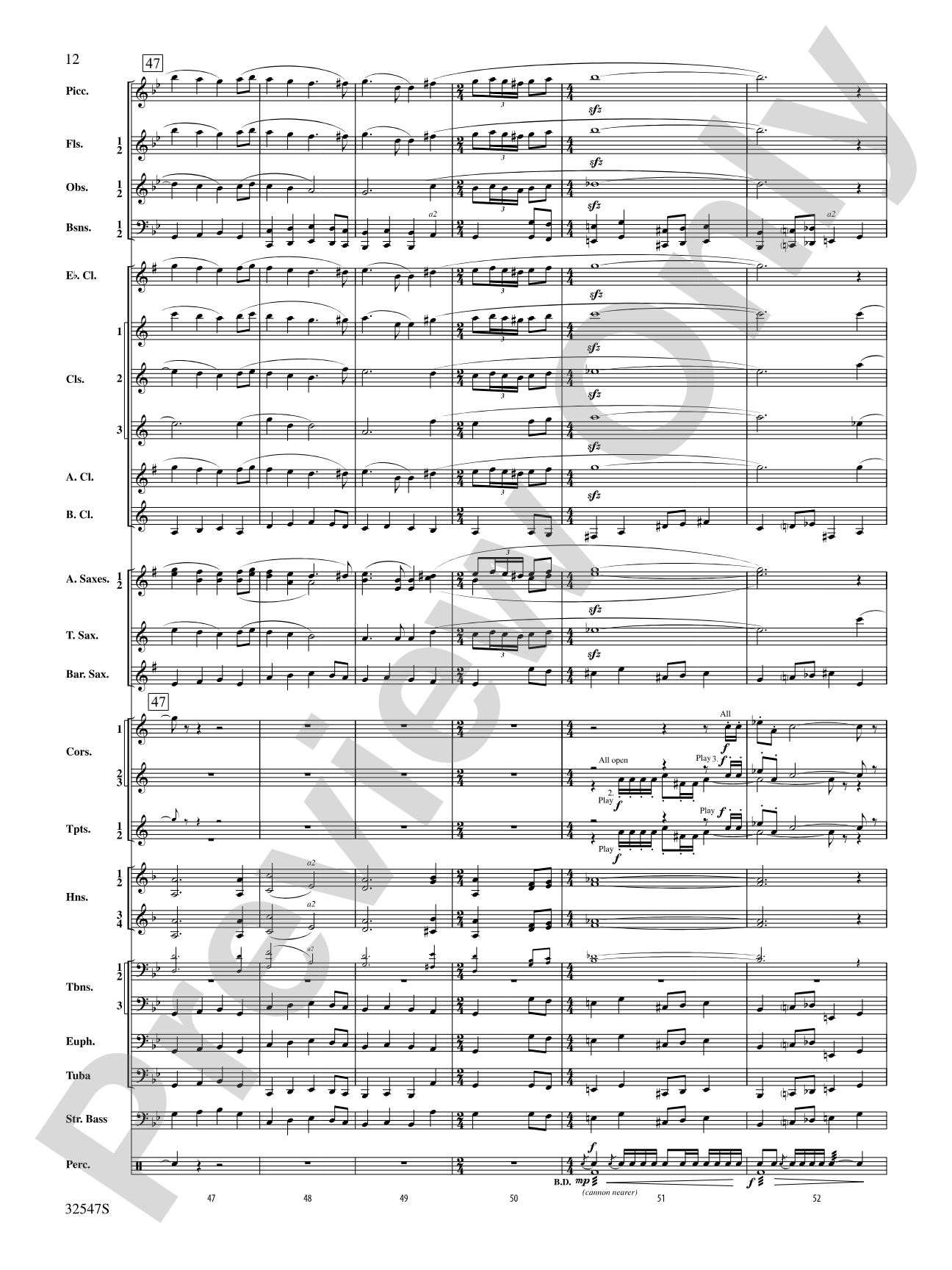 The Minstrel Boy (from the Irish Suite): Concert Band Conductor Score & Parts